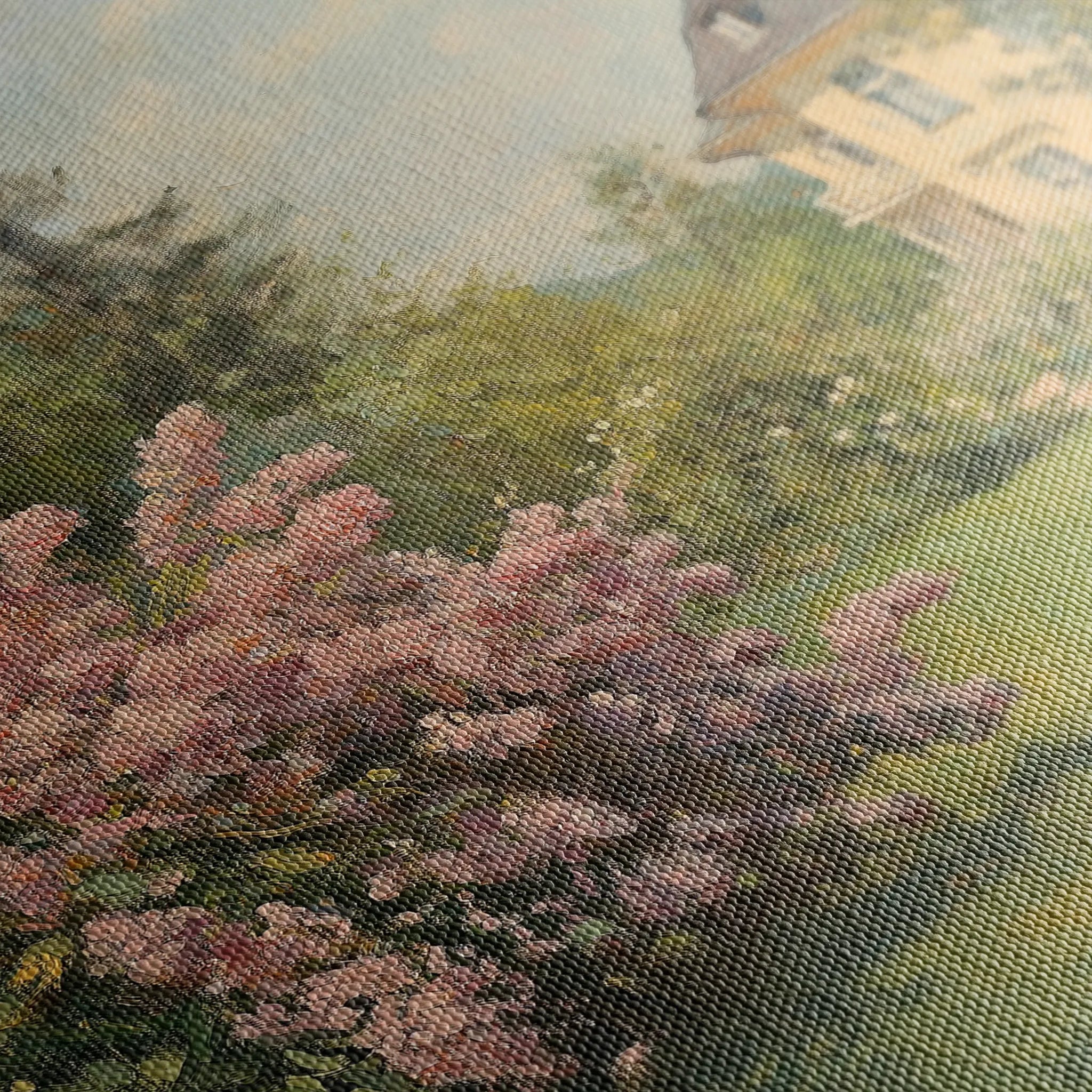 Landscape 495 Canvas Art 18" x 24" / 45 x 60 cm / Black
