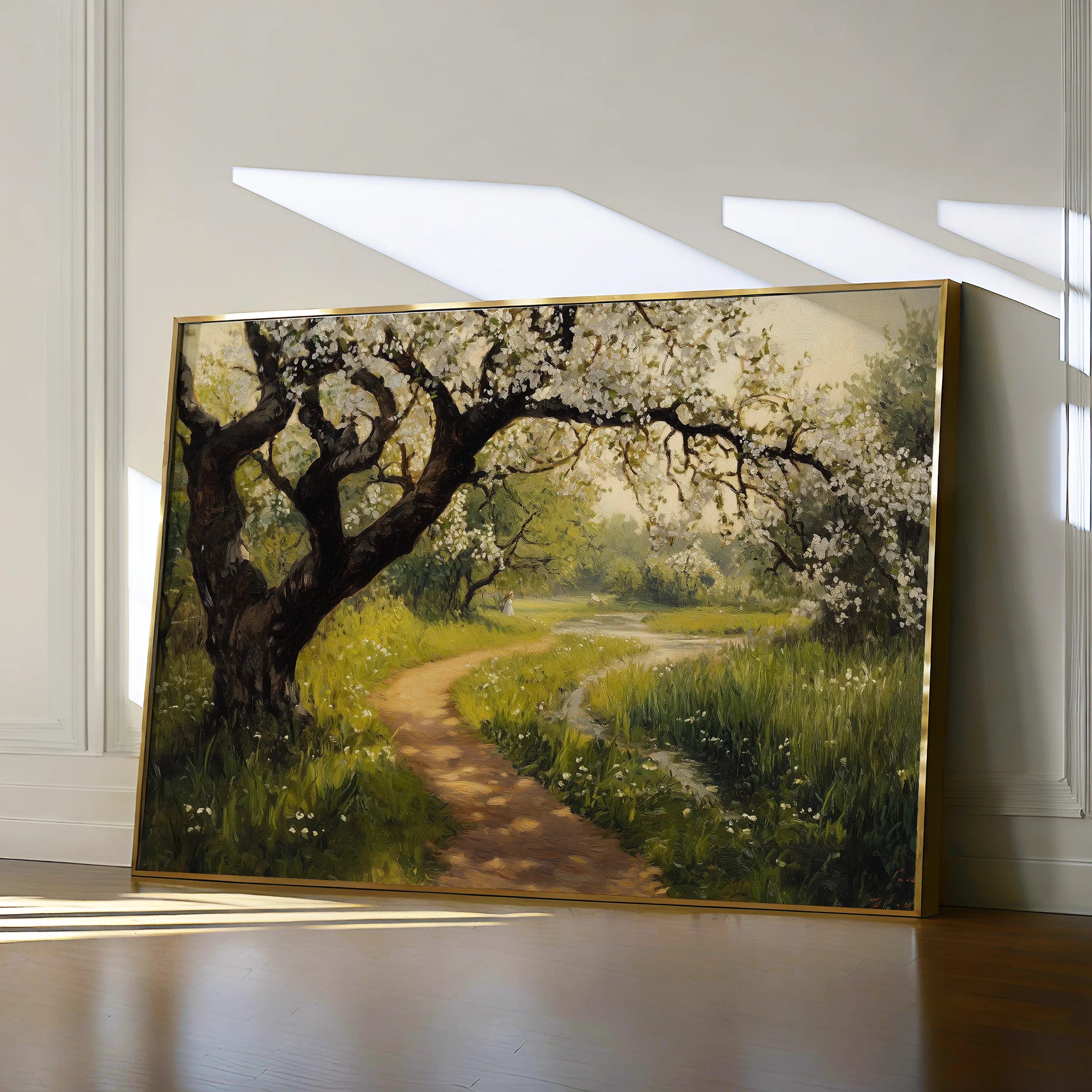 Landscape 496 Canvas Art 18" x 24" / 45 x 60 cm / Black