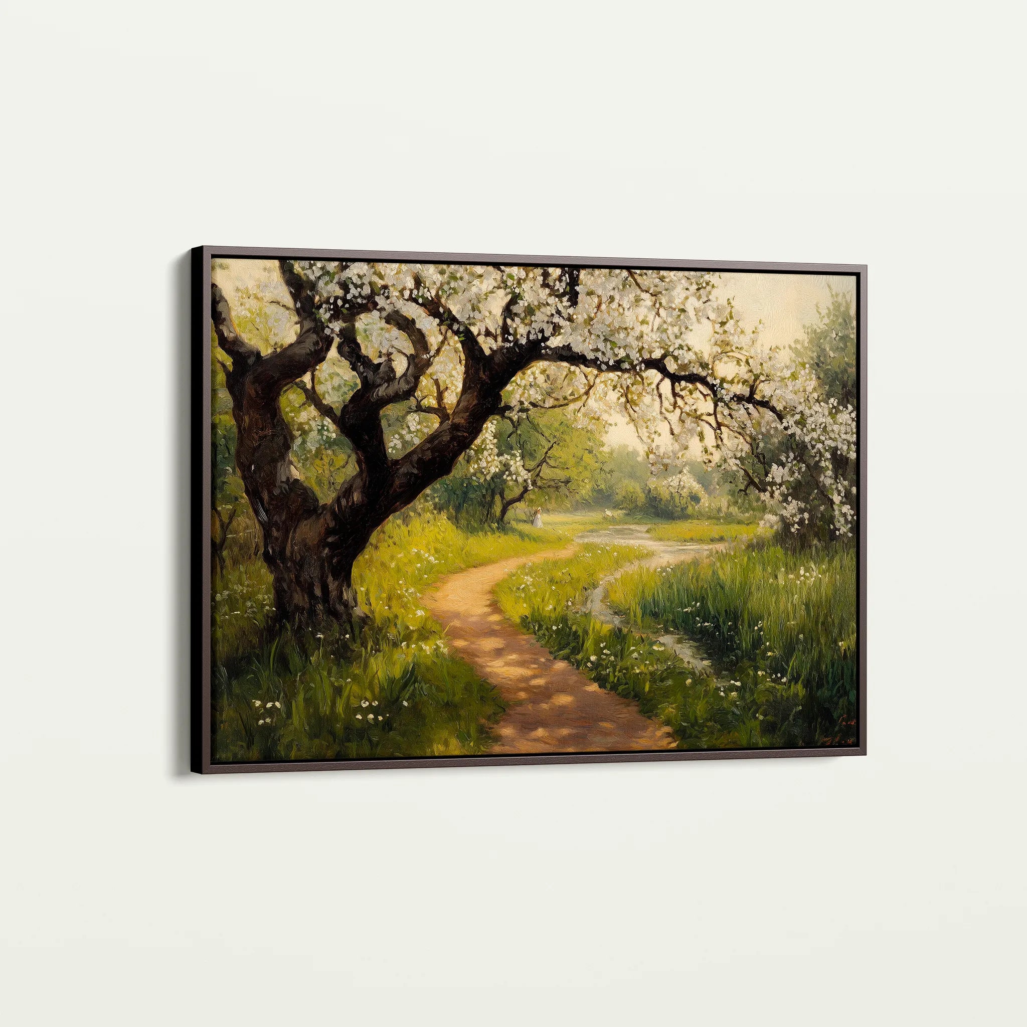 Landscape 496 Canvas Art 18" x 24" / 45 x 60 cm / Black