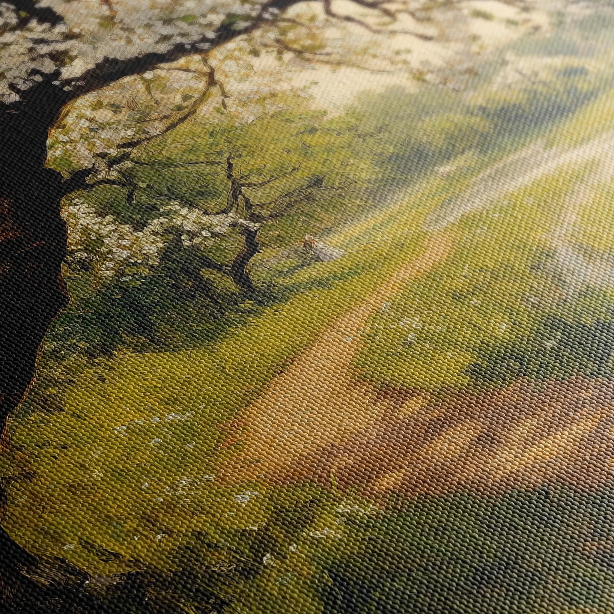 Landscape 496 Canvas Art 18" x 24" / 45 x 60 cm / Black