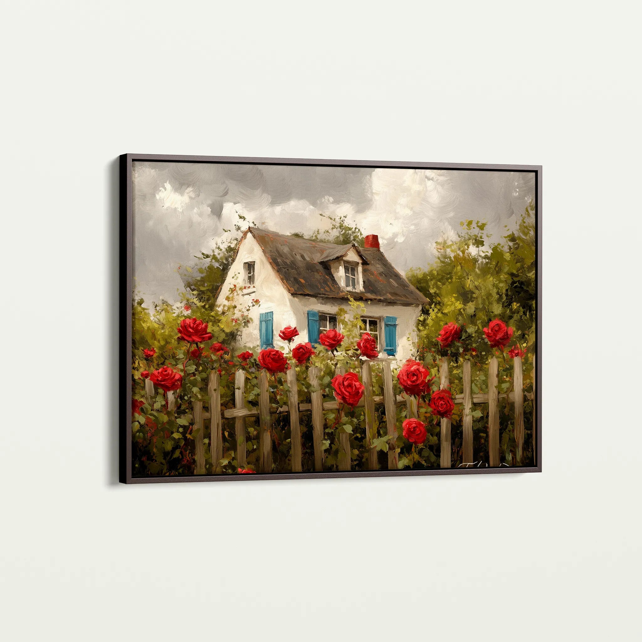 Landscape 497 Canvas Art 18" x 24" / 45 x 60 cm / Black