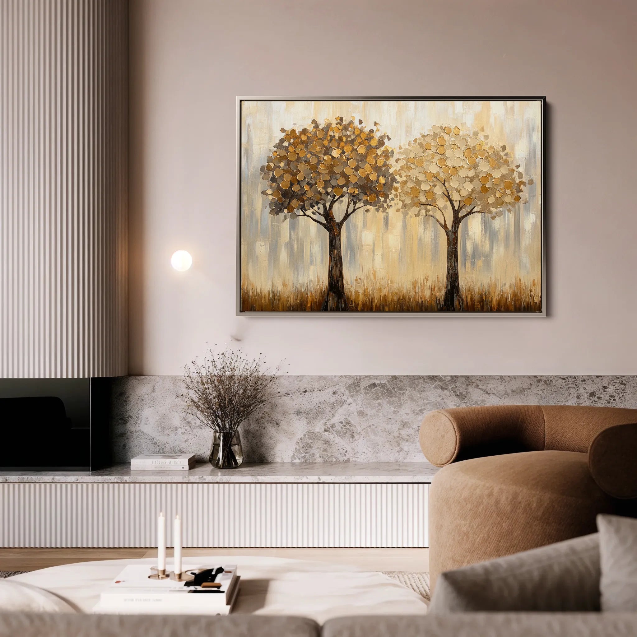 Landscape 499 Canvas Art 18" x 24" / 45 x 60 cm / Black