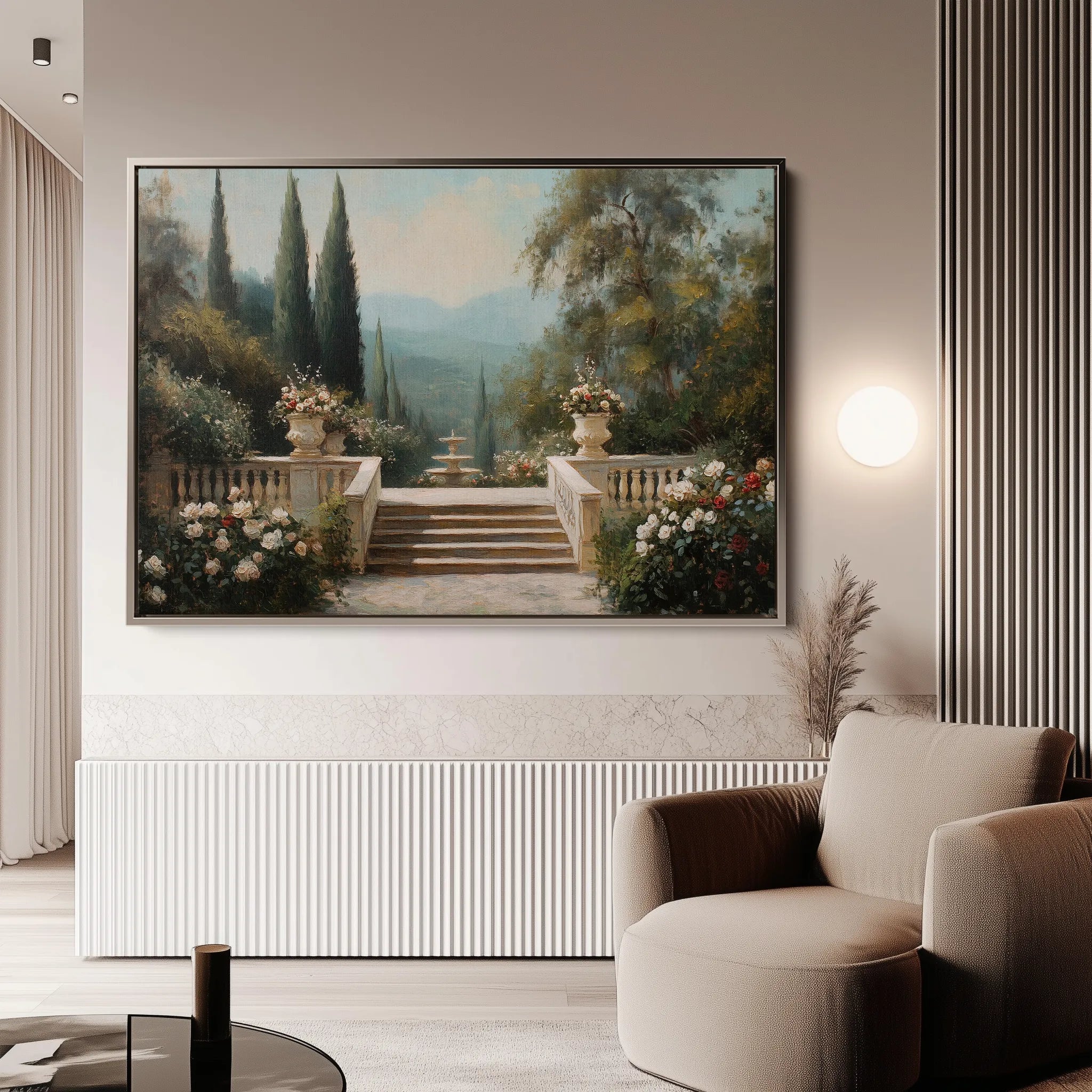 Landscape 501 Canvas Art 18" x 24" / 45 x 60 cm / Black