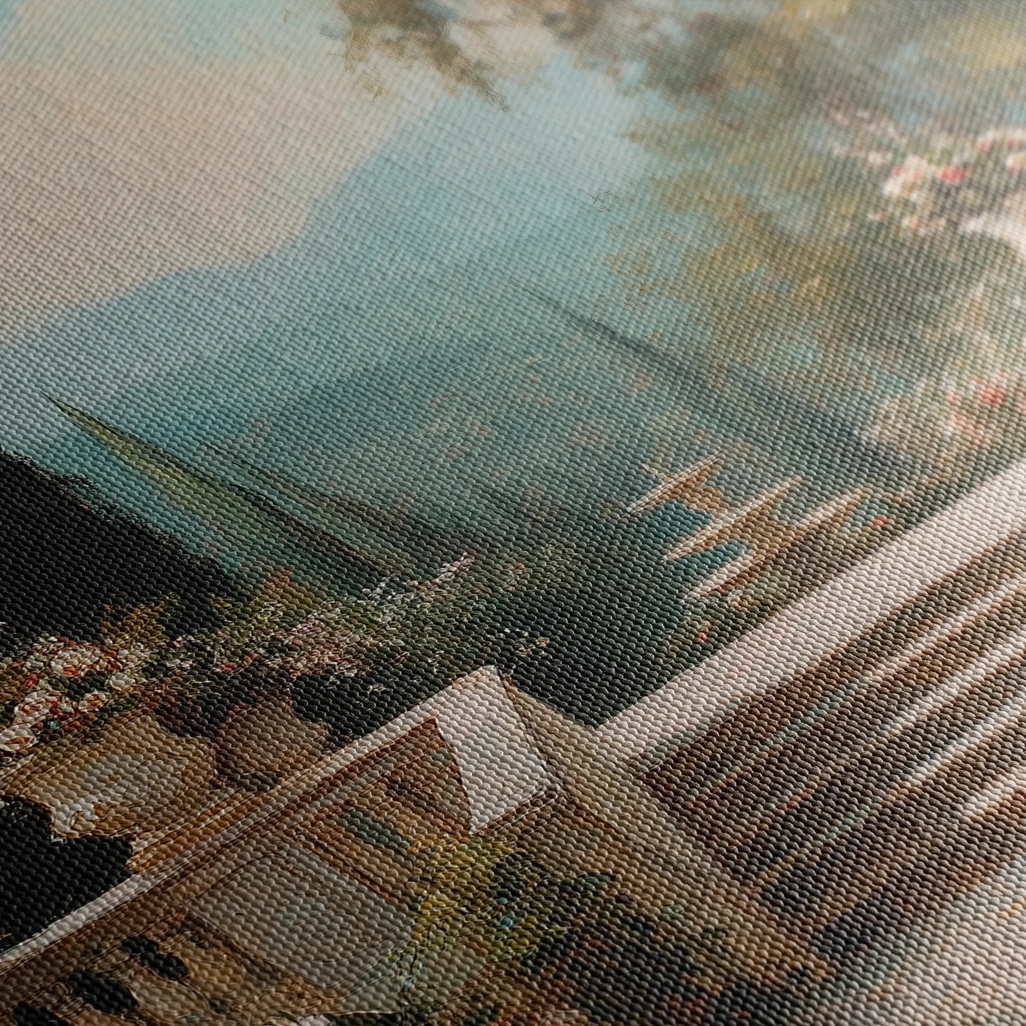 Landscape 501 Canvas Art 18" x 24" / 45 x 60 cm / Black