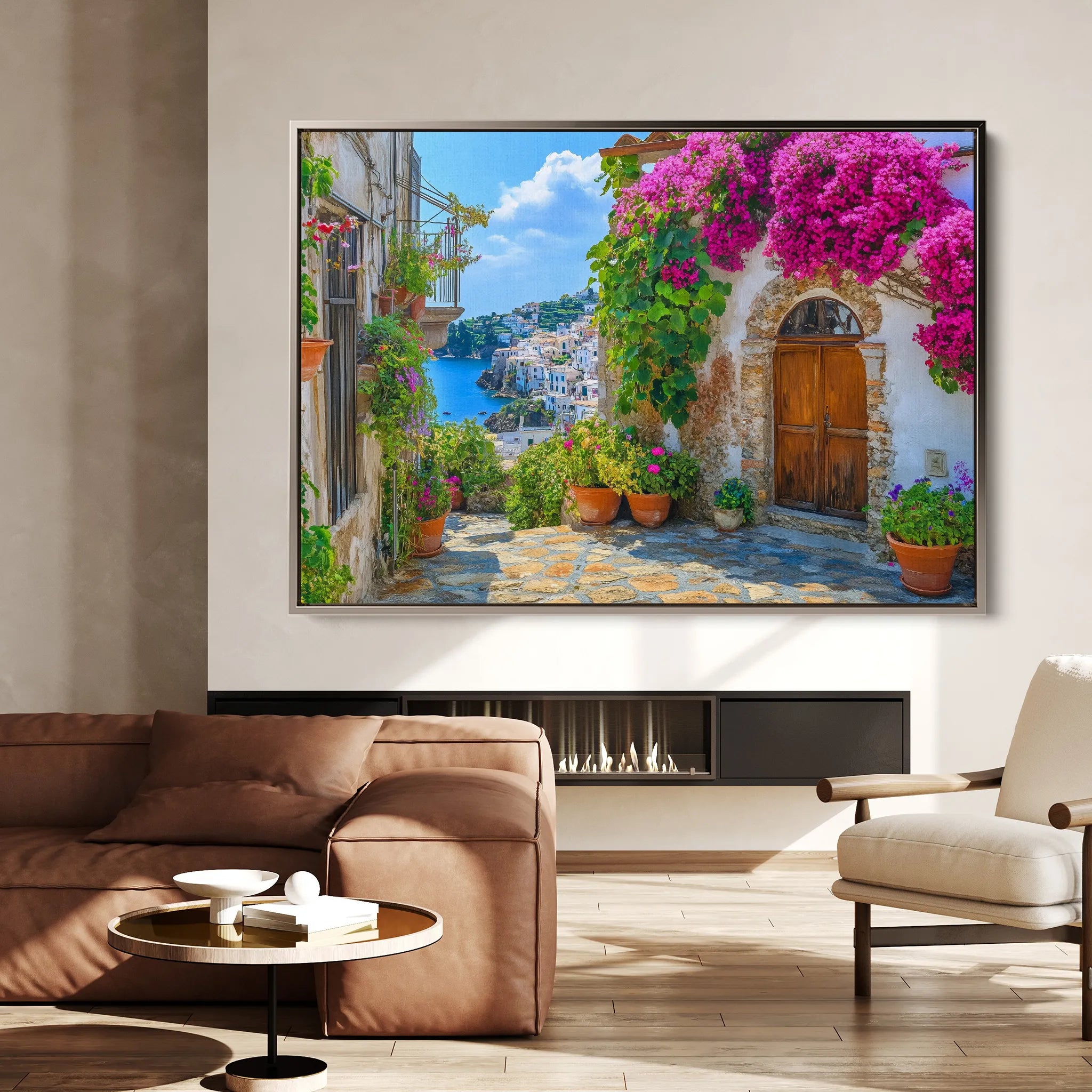 Landscape 502 Canvas Art 18" x 24" / 45 x 60 cm / Black