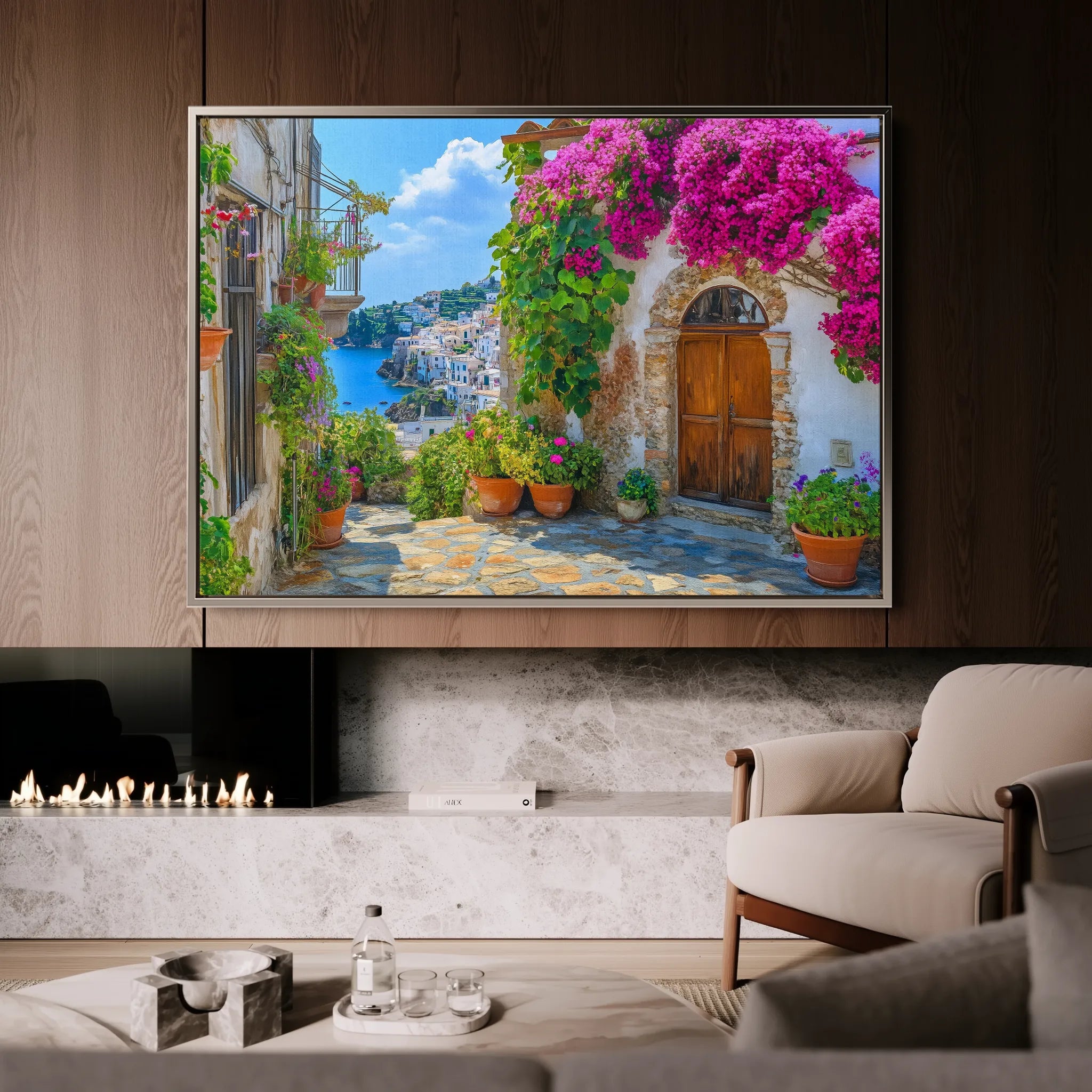 Landscape 502 Canvas Art 18" x 24" / 45 x 60 cm / Black