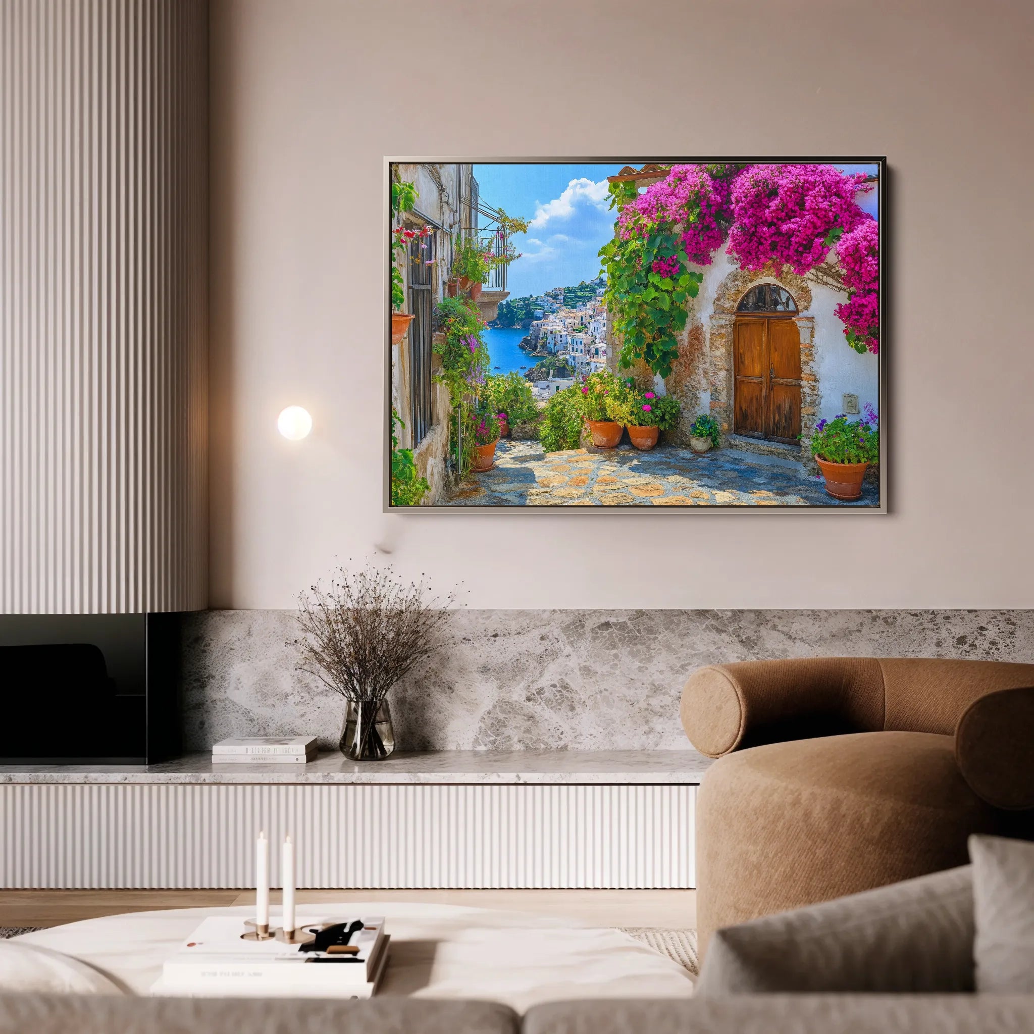 Landscape 502 Canvas Art 18" x 24" / 45 x 60 cm / Black