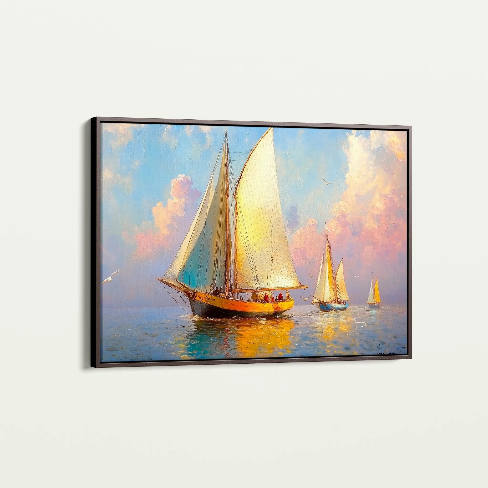 Landscape 503 Canvas Art 18" x 24" / 45 x 60 cm / Black