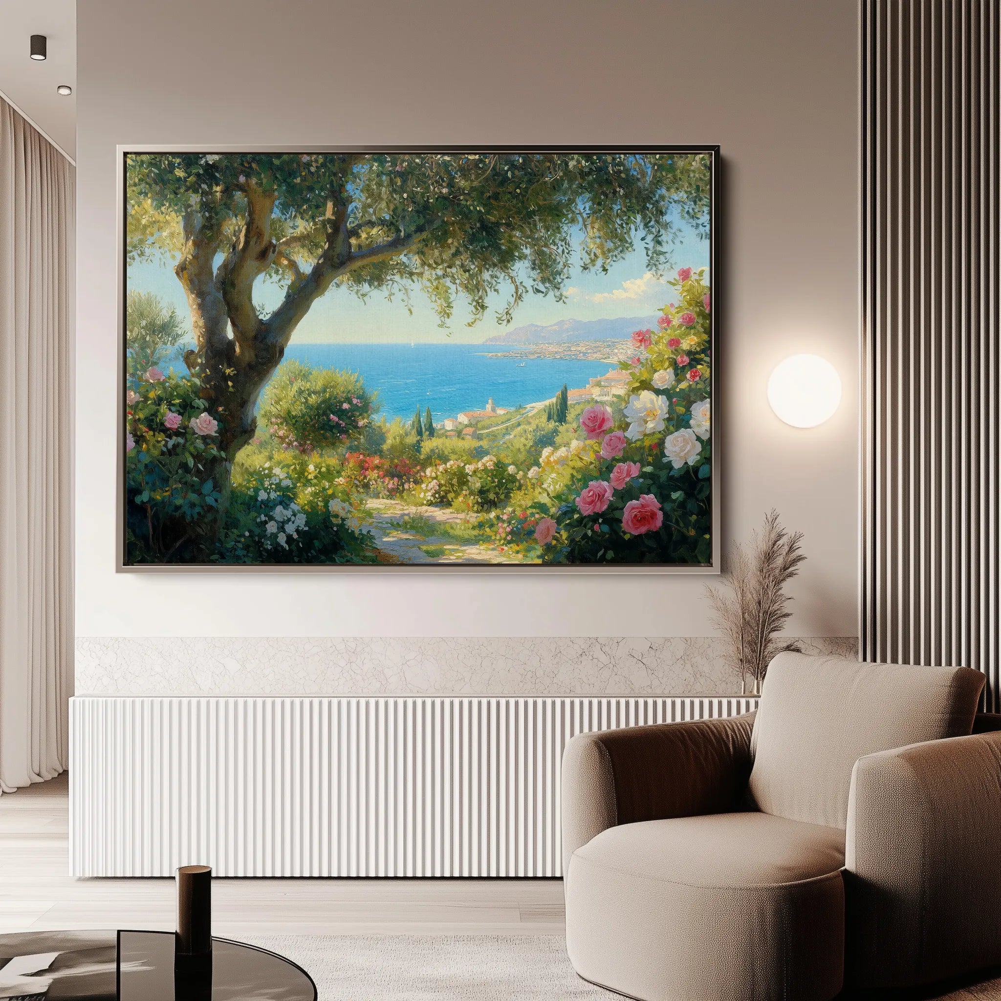 Landscape 504 Canvas Art 18" x 24" / 45 x 60 cm / Black