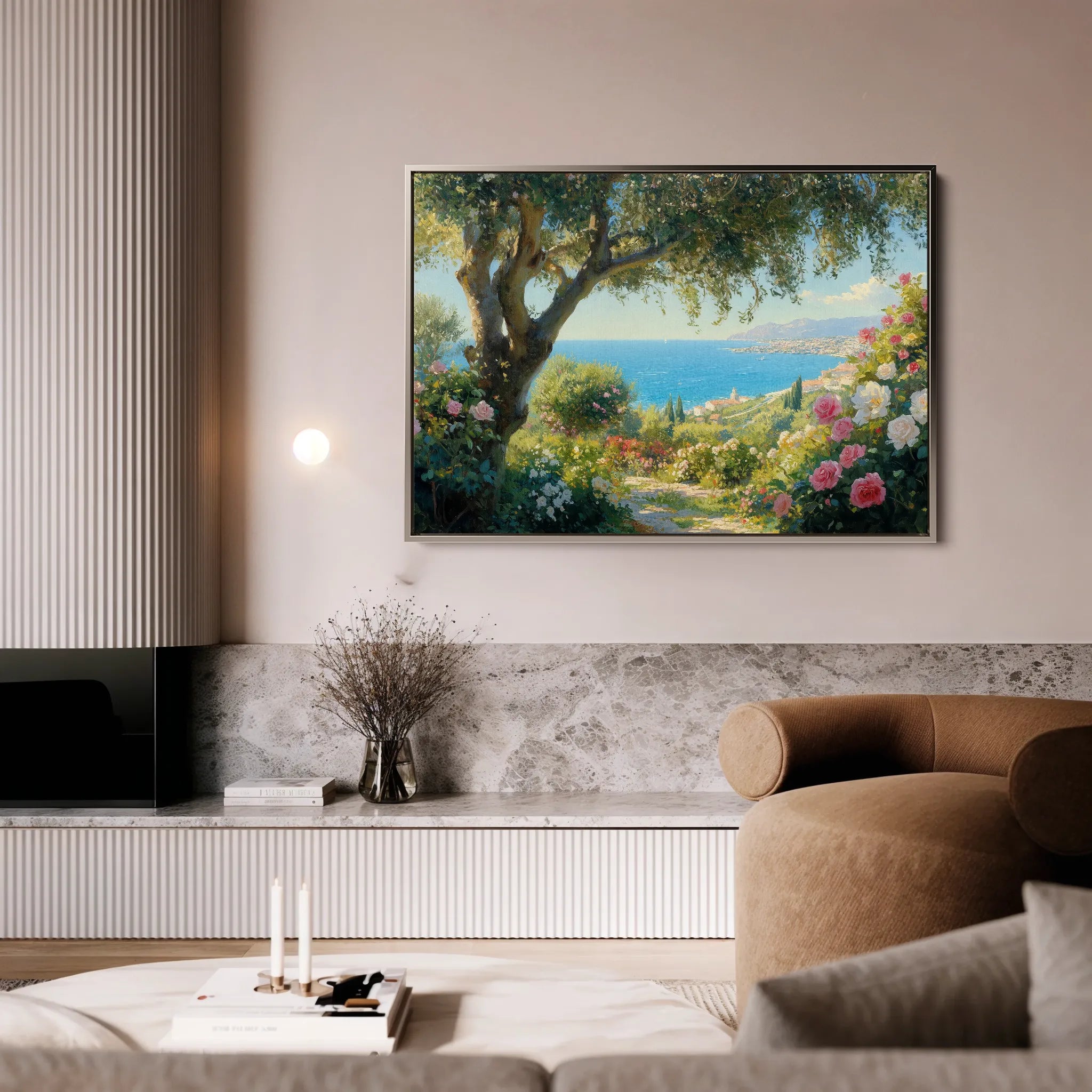 Landscape 504 Canvas Art 18" x 24" / 45 x 60 cm / Black
