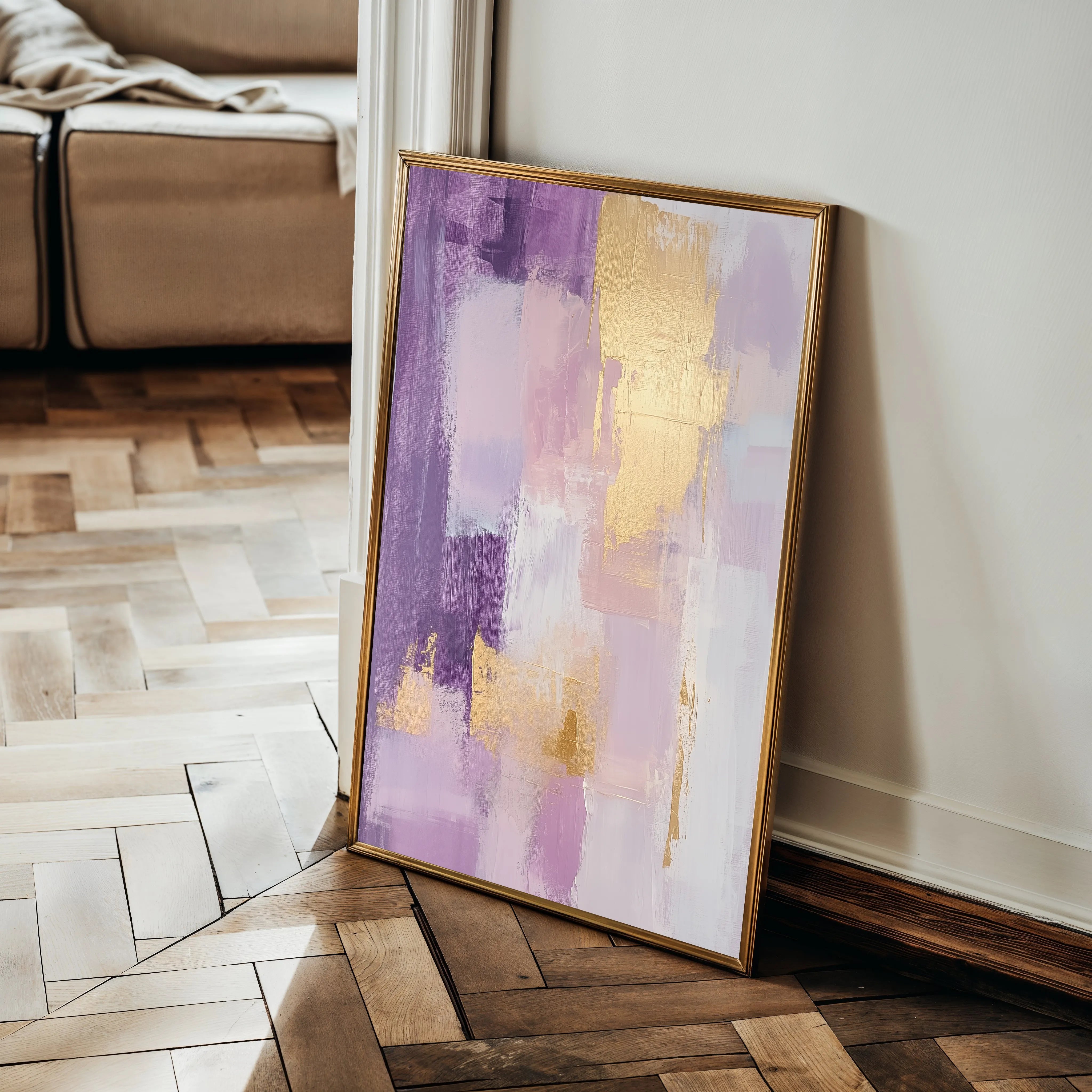 Abstract 506 Canvas Art 18" x 24" / 45 x 60 cm / Black