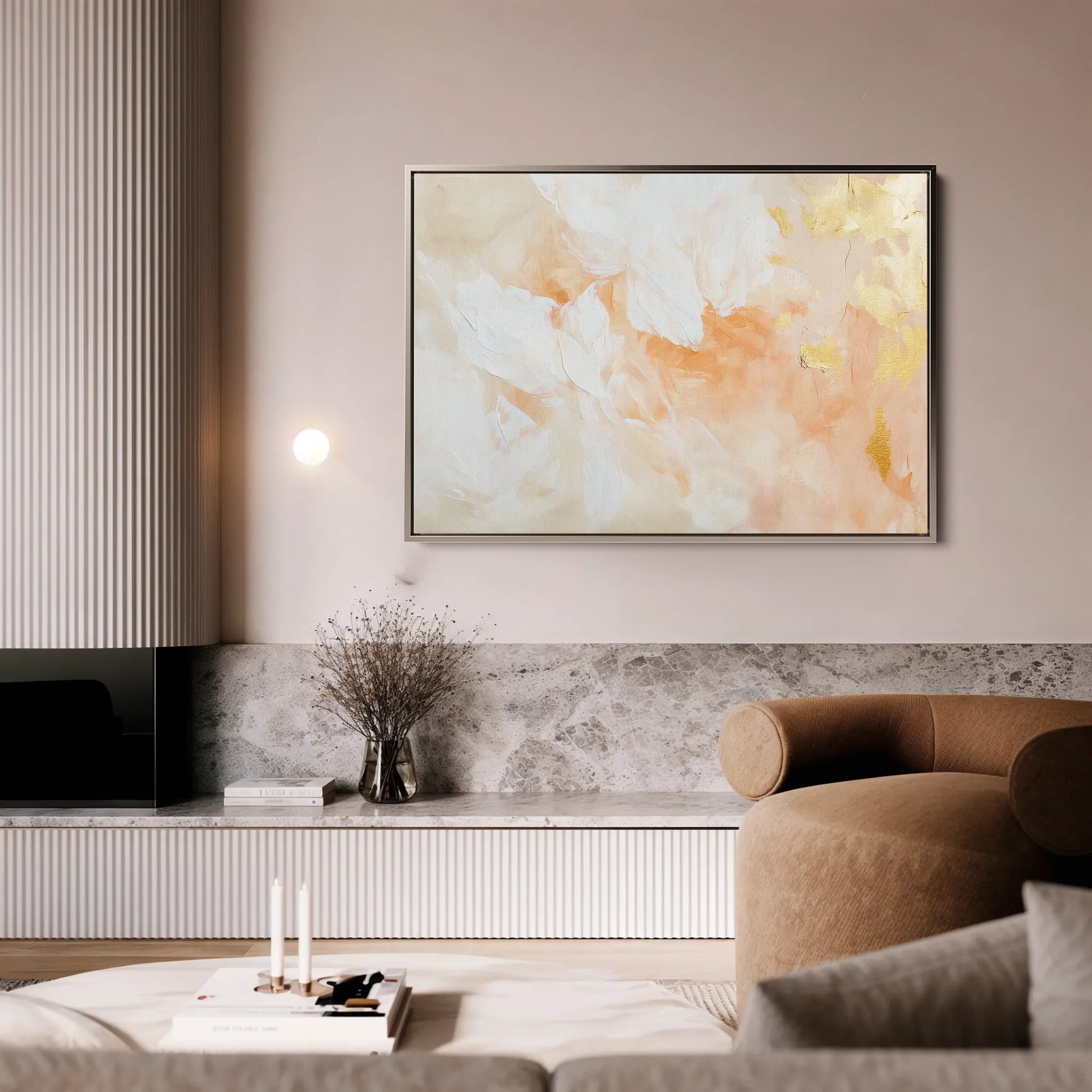 Abstract 509 Canvas Art 18" x 24" / 45 x 60 cm / Black