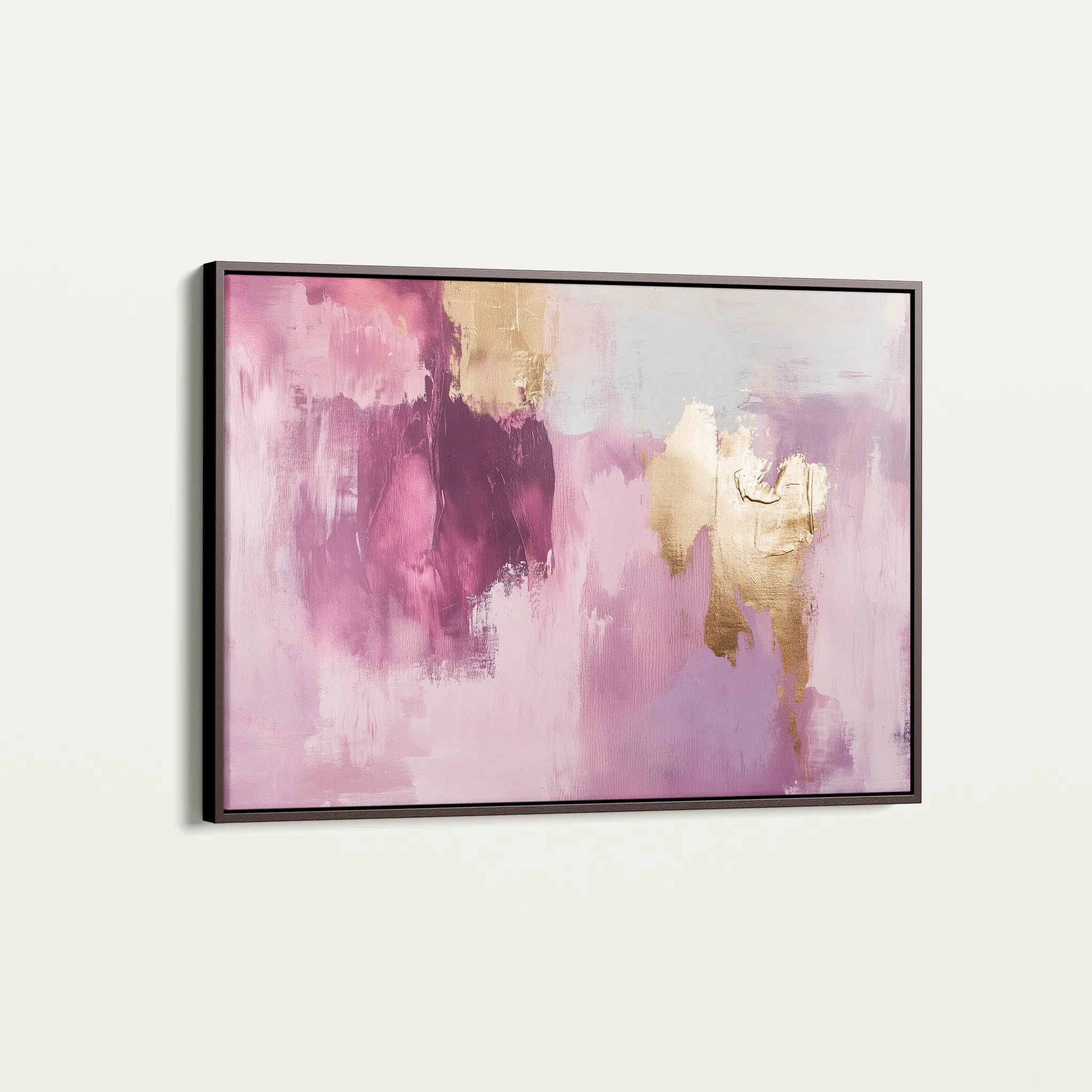 Abstract 521 Canvas Art 18" x 24" / 45 x 60 cm / Black
