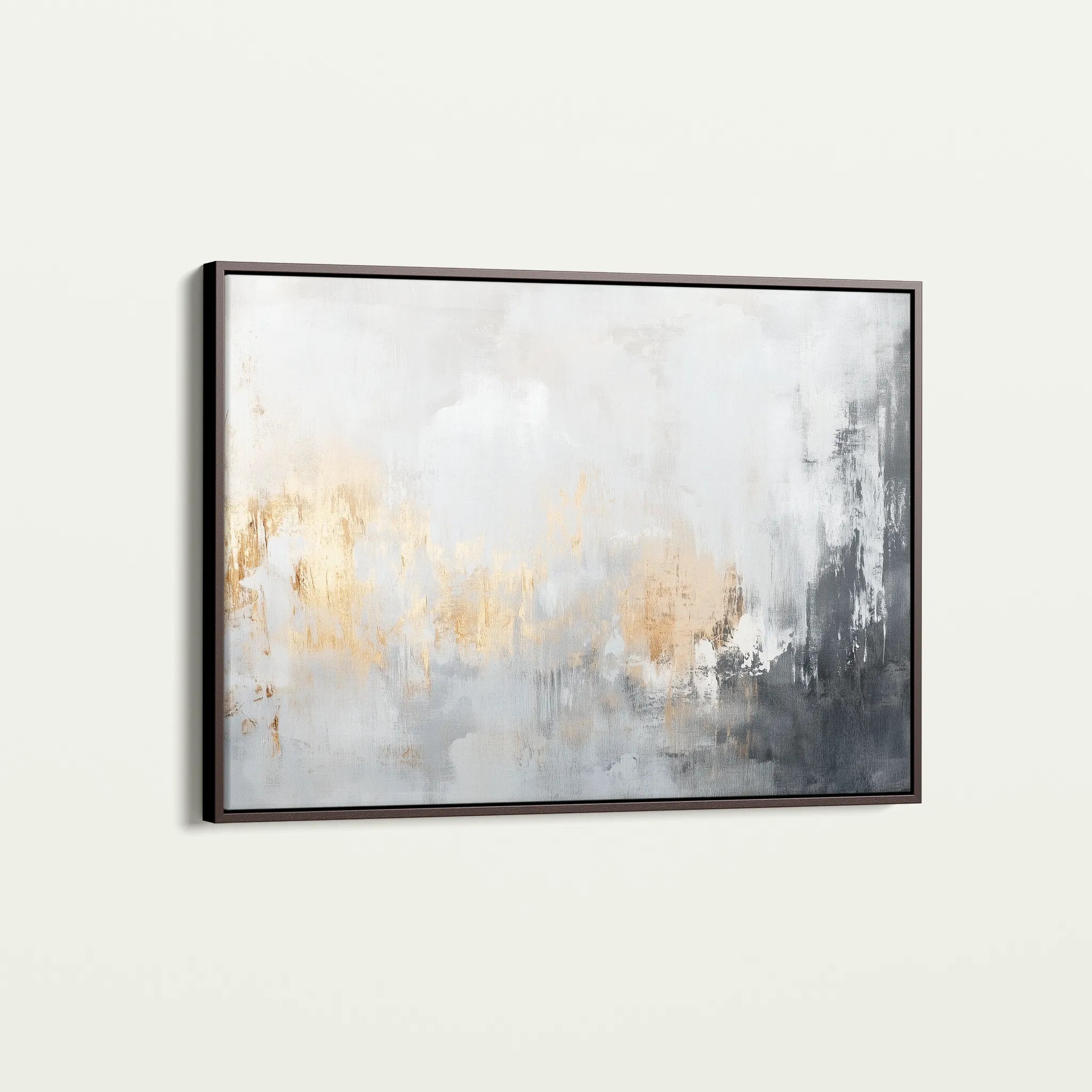 Abstract 524 Canvas Art 18" x 24" / 45 x 60 cm / Black