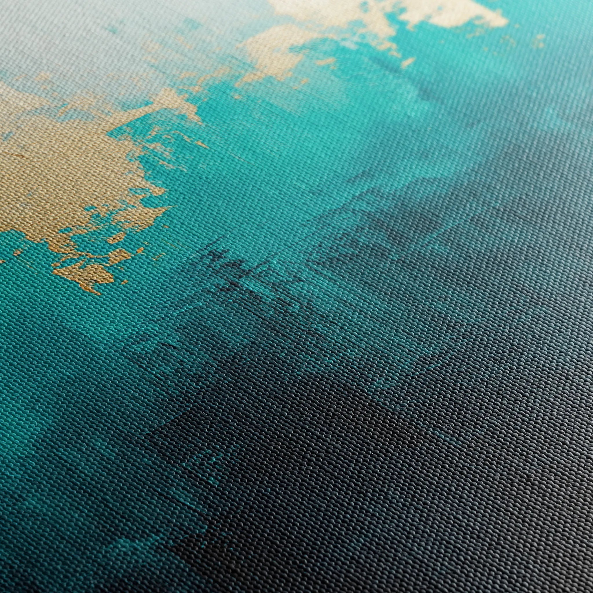 Abstract 535 Canvas Art 18" x 24" / 45 x 60 cm / Black