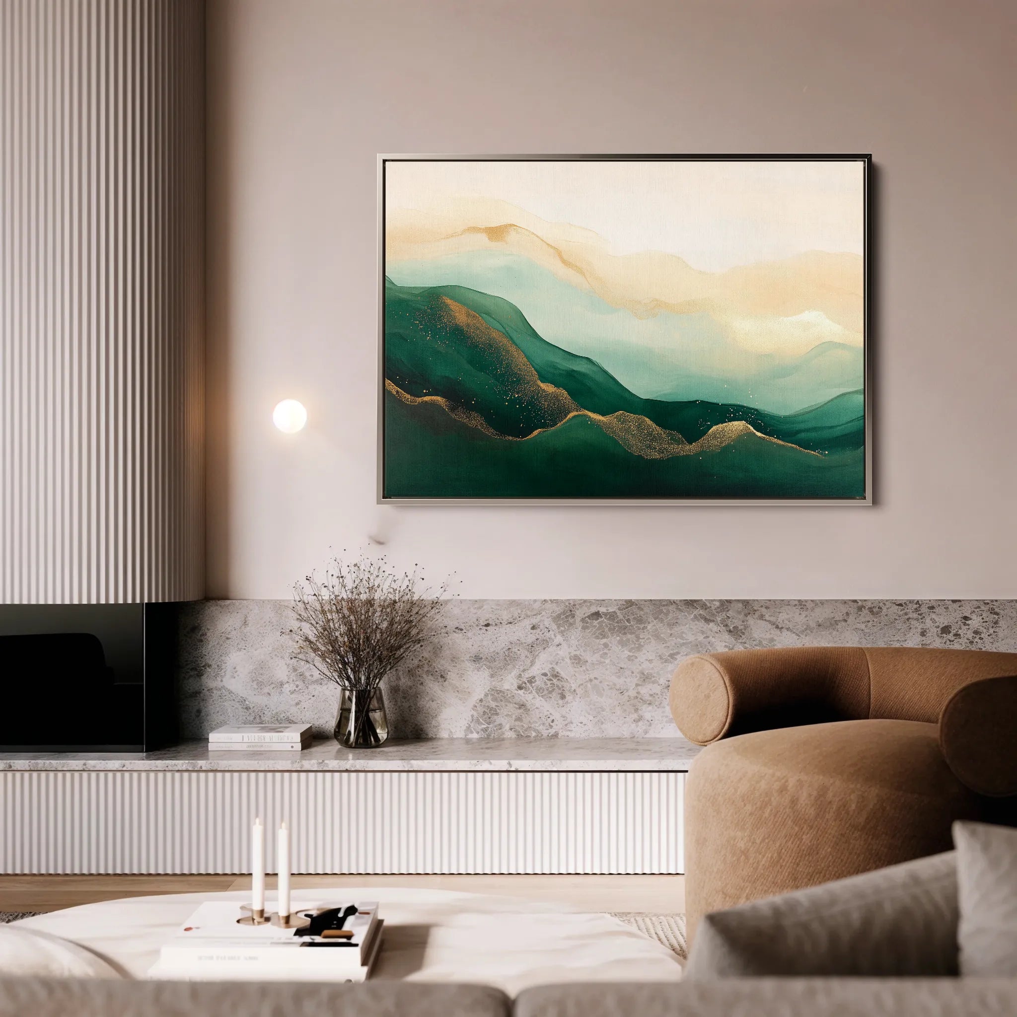 Abstract 540 Canvas Art 18" x 24" / 45 x 60 cm / Black