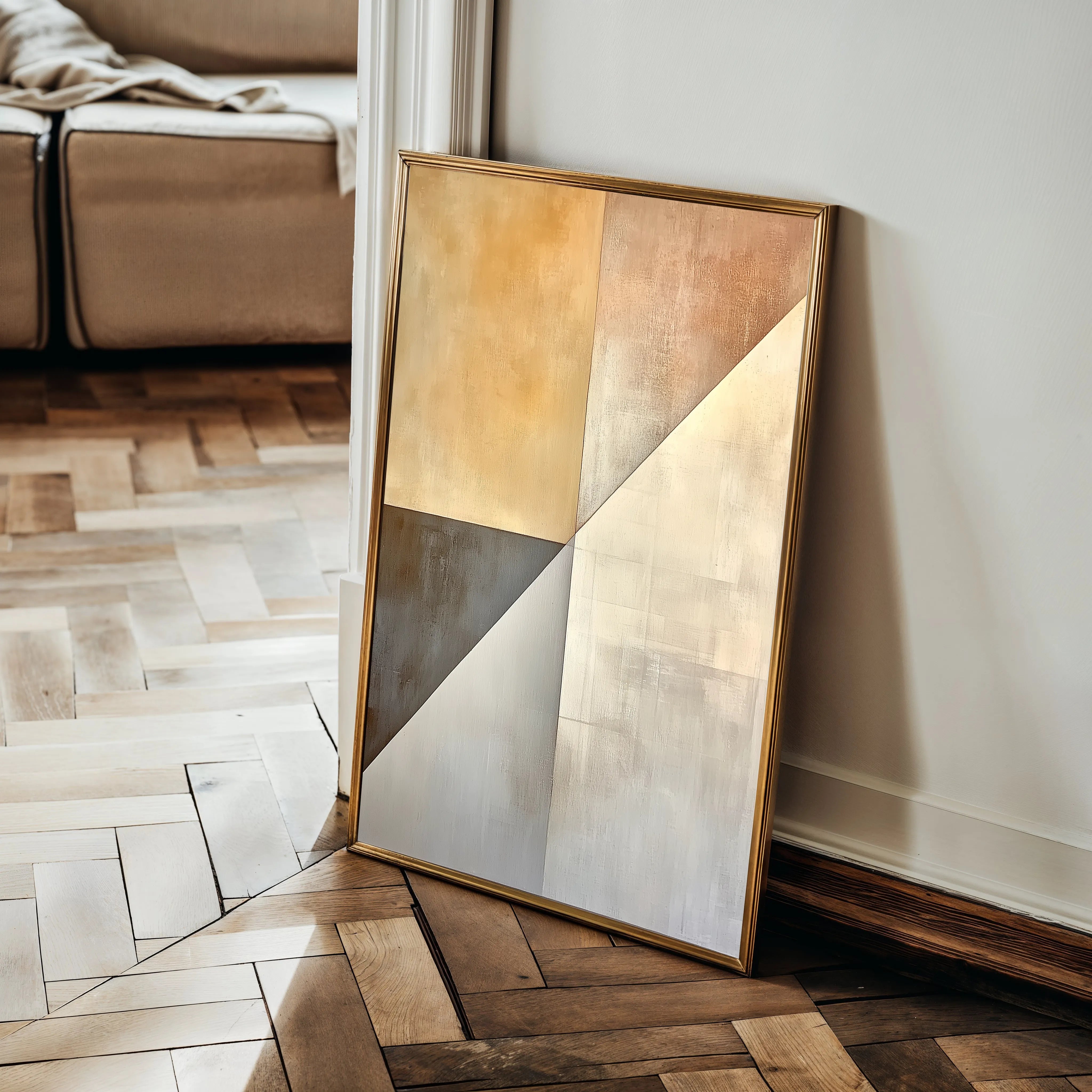 Abstract 543 Canvas Art 18" x 24" / 45 x 60 cm / Black