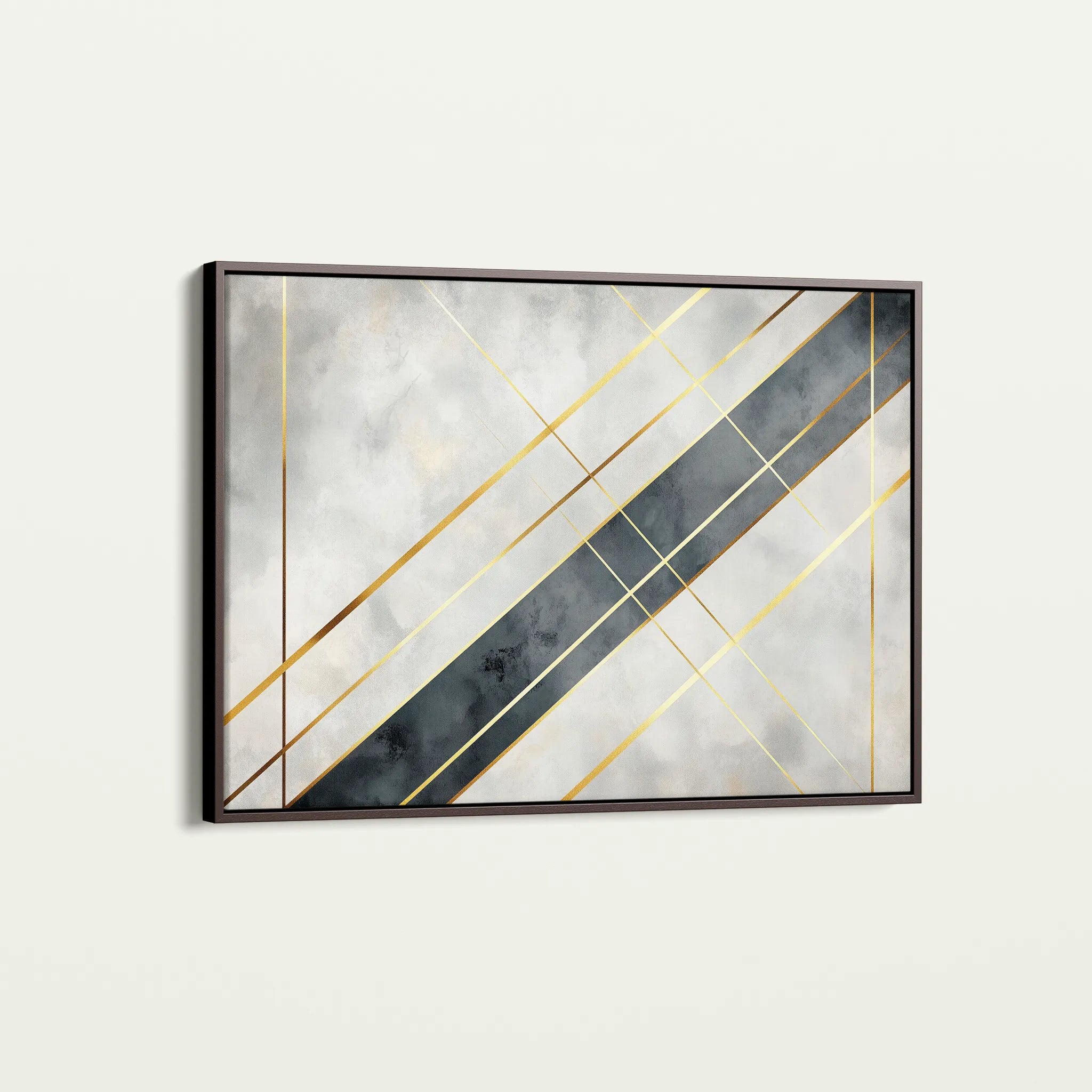 Abstract 546 Canvas Art 18" x 24" / 45 x 60 cm / Black