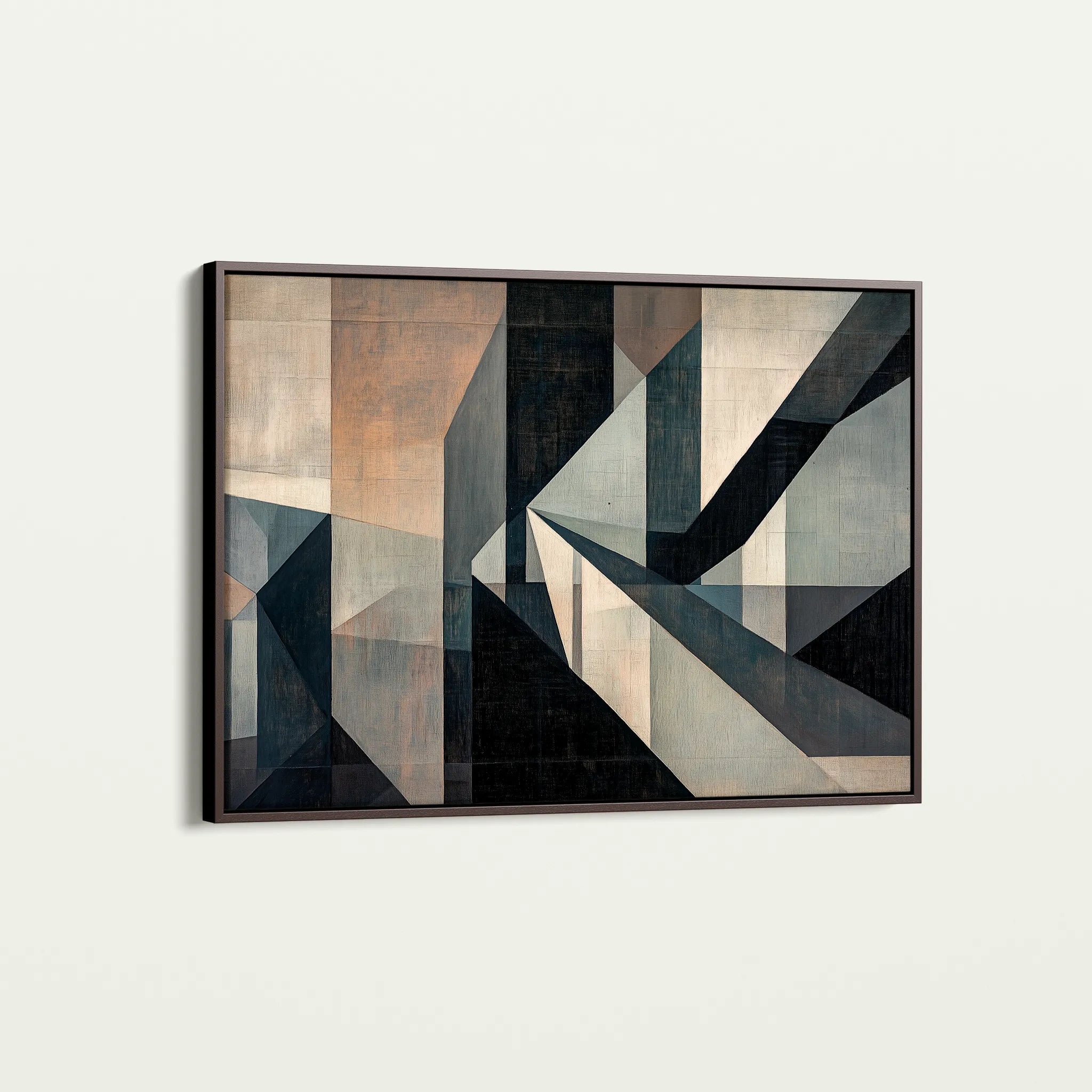 Abstract 549 Canvas Art 18" x 24" / 45 x 60 cm / Black