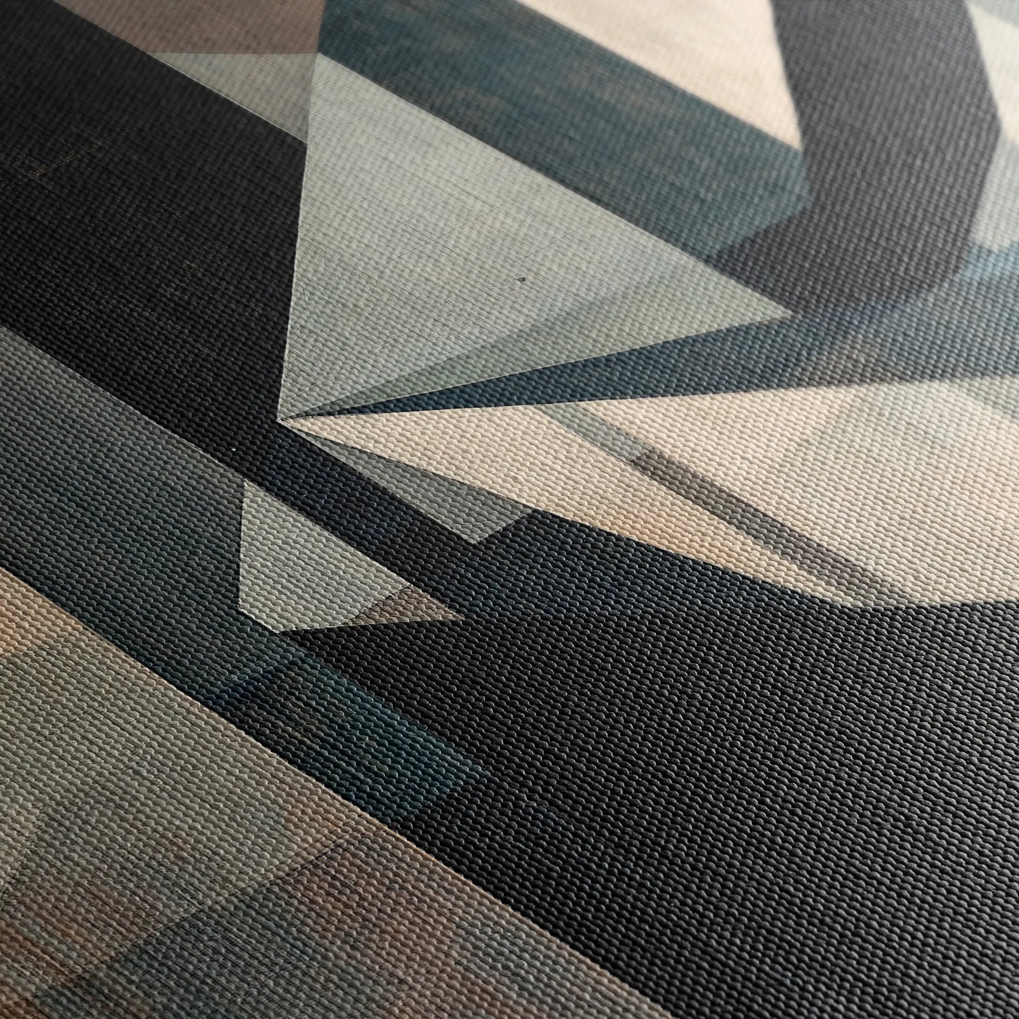 Abstract 549 Canvas Art 18" x 24" / 45 x 60 cm / Black