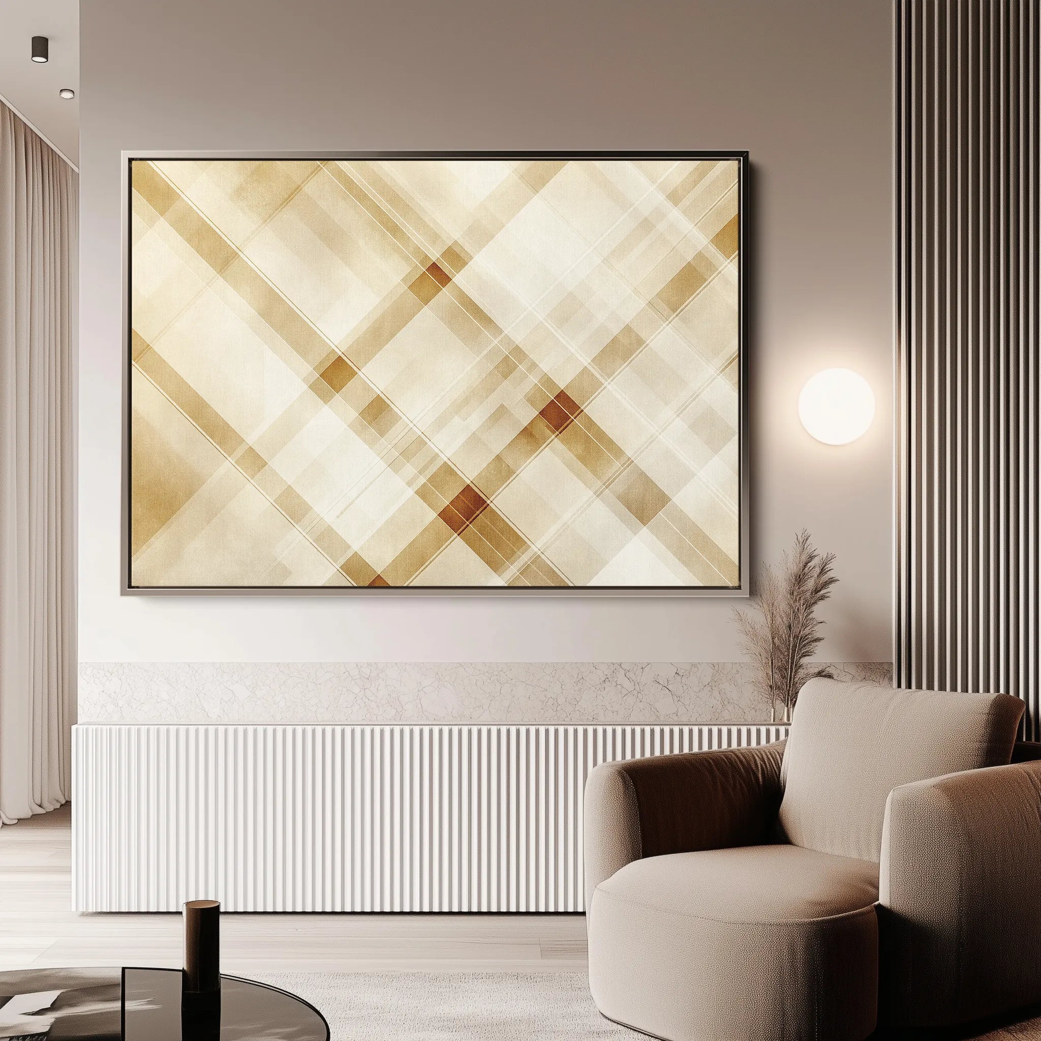 Abstract 552 Canvas Art 18" x 24" / 45 x 60 cm / Black