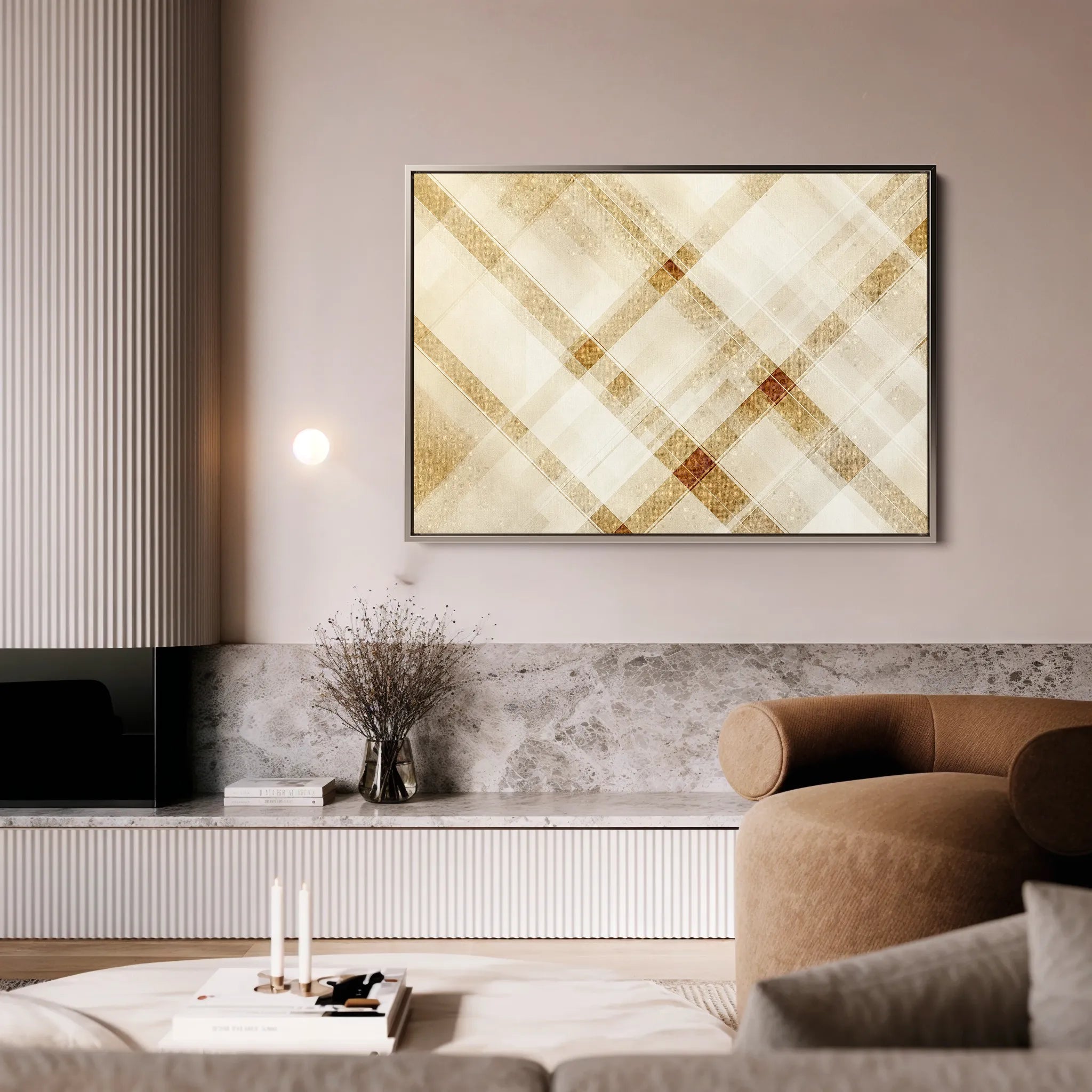 Abstract 552 Canvas Art 18" x 24" / 45 x 60 cm / Black