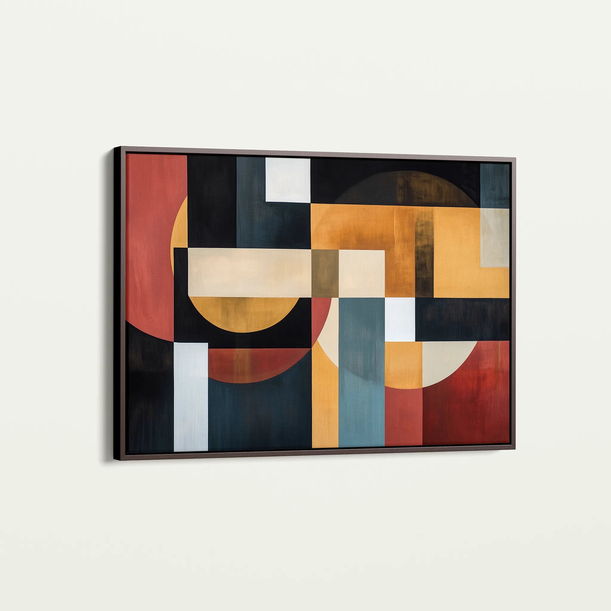 Abstract 553 Canvas Art 18" x 24" / 45 x 60 cm / Black