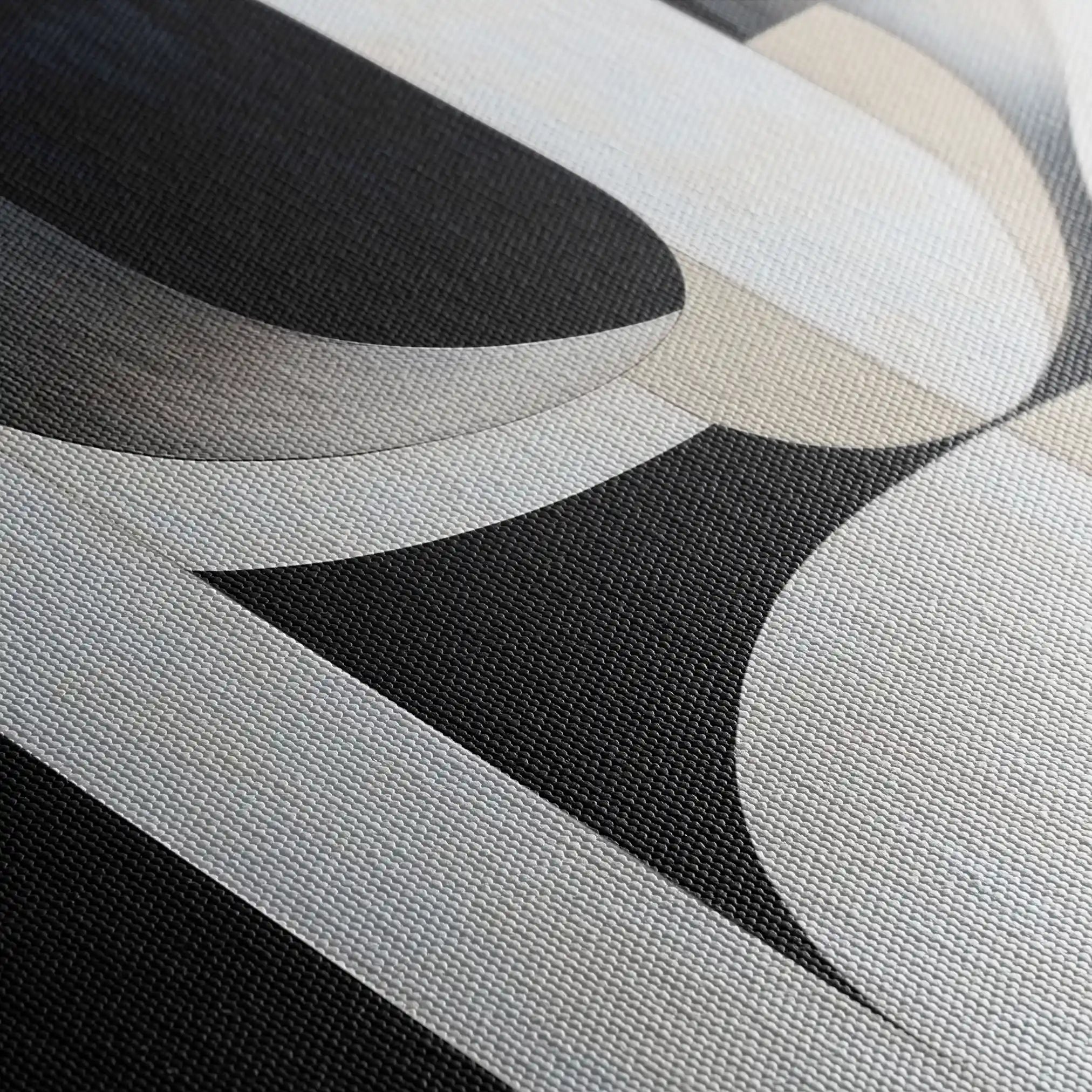 Abstract 554 Canvas Art 18" x 24" / 45 x 60 cm / Black