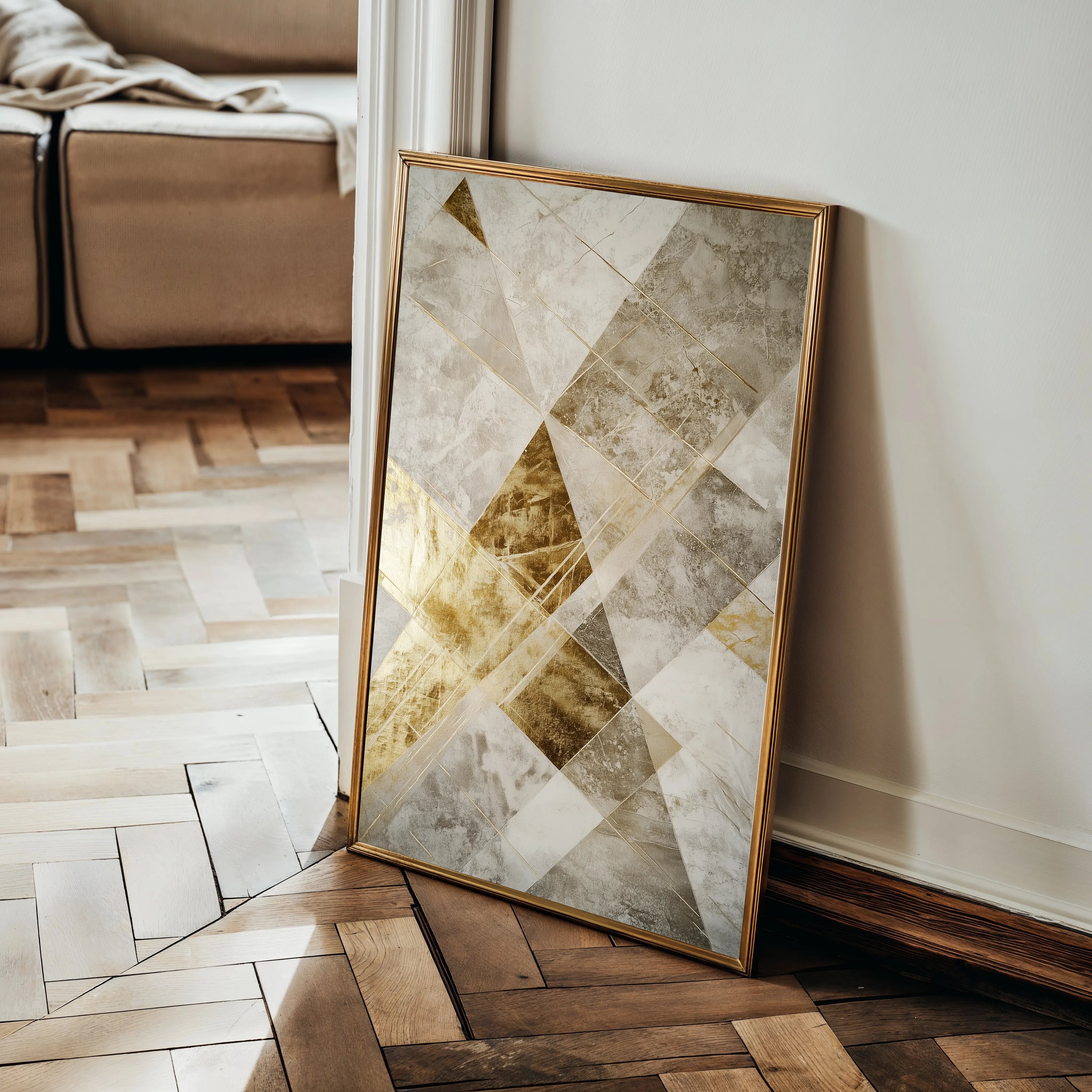 Abstract 557 Canvas Art 18" x 24" / 45 x 60 cm / Black