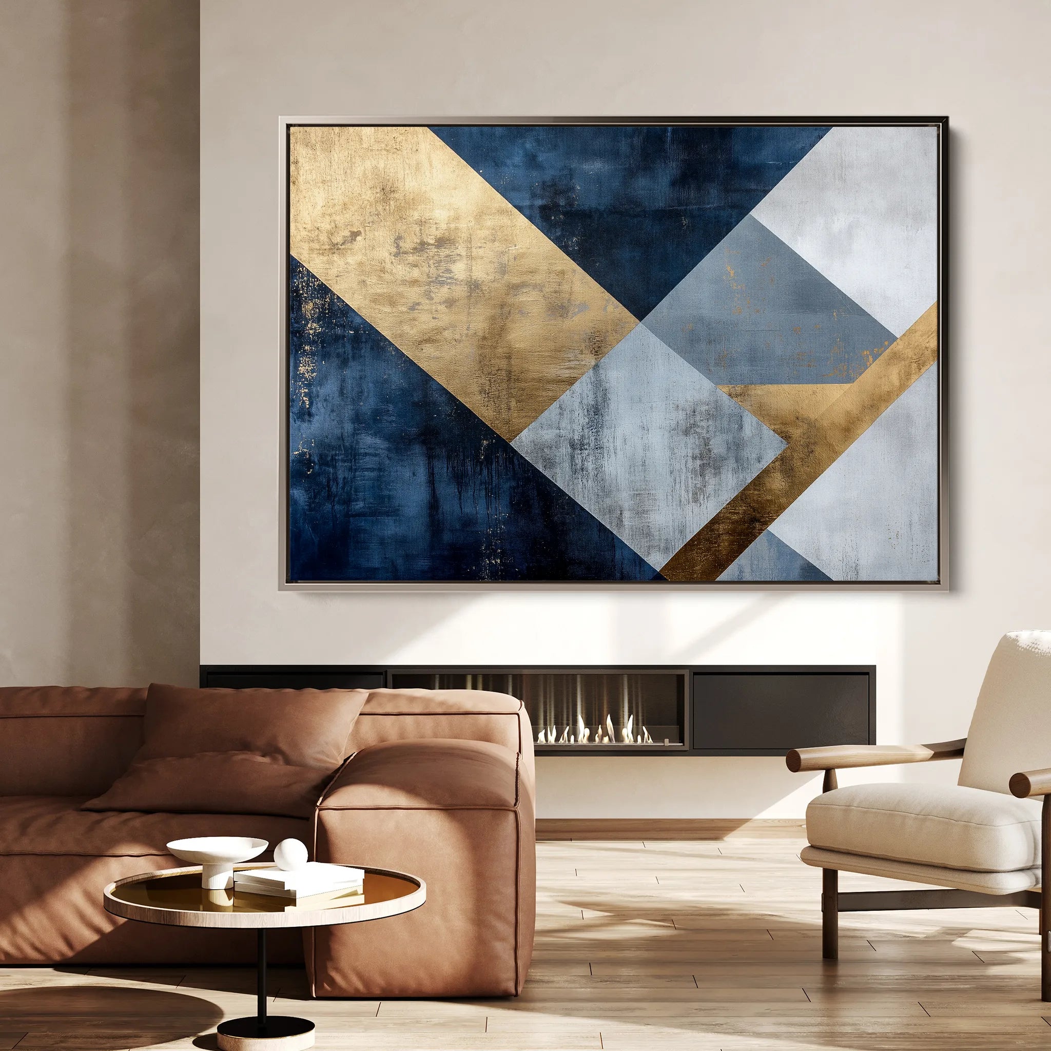 Abstract 561 Canvas Art 18" x 24" / 45 x 60 cm / Black
