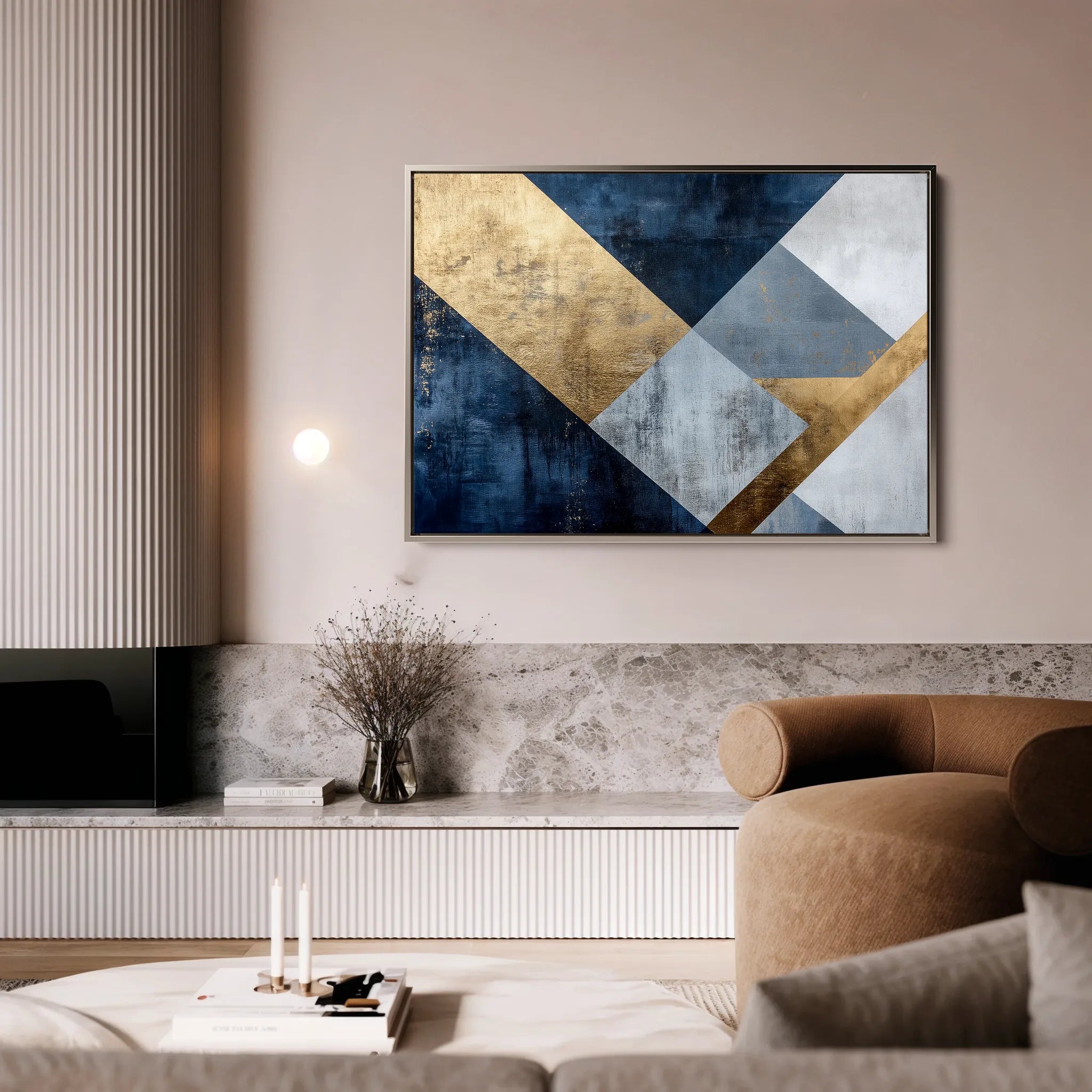 Abstract 561 Canvas Art 18" x 24" / 45 x 60 cm / Black