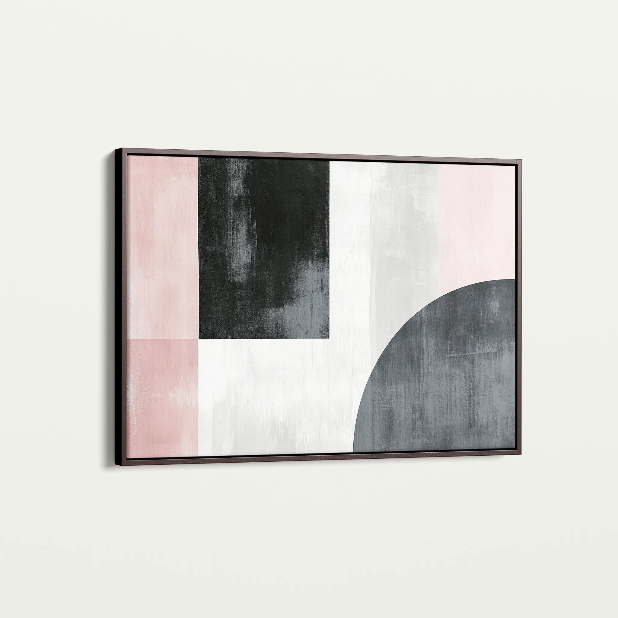 Abstract 566 Canvas Art 18" x 24" / 45 x 60 cm / Black
