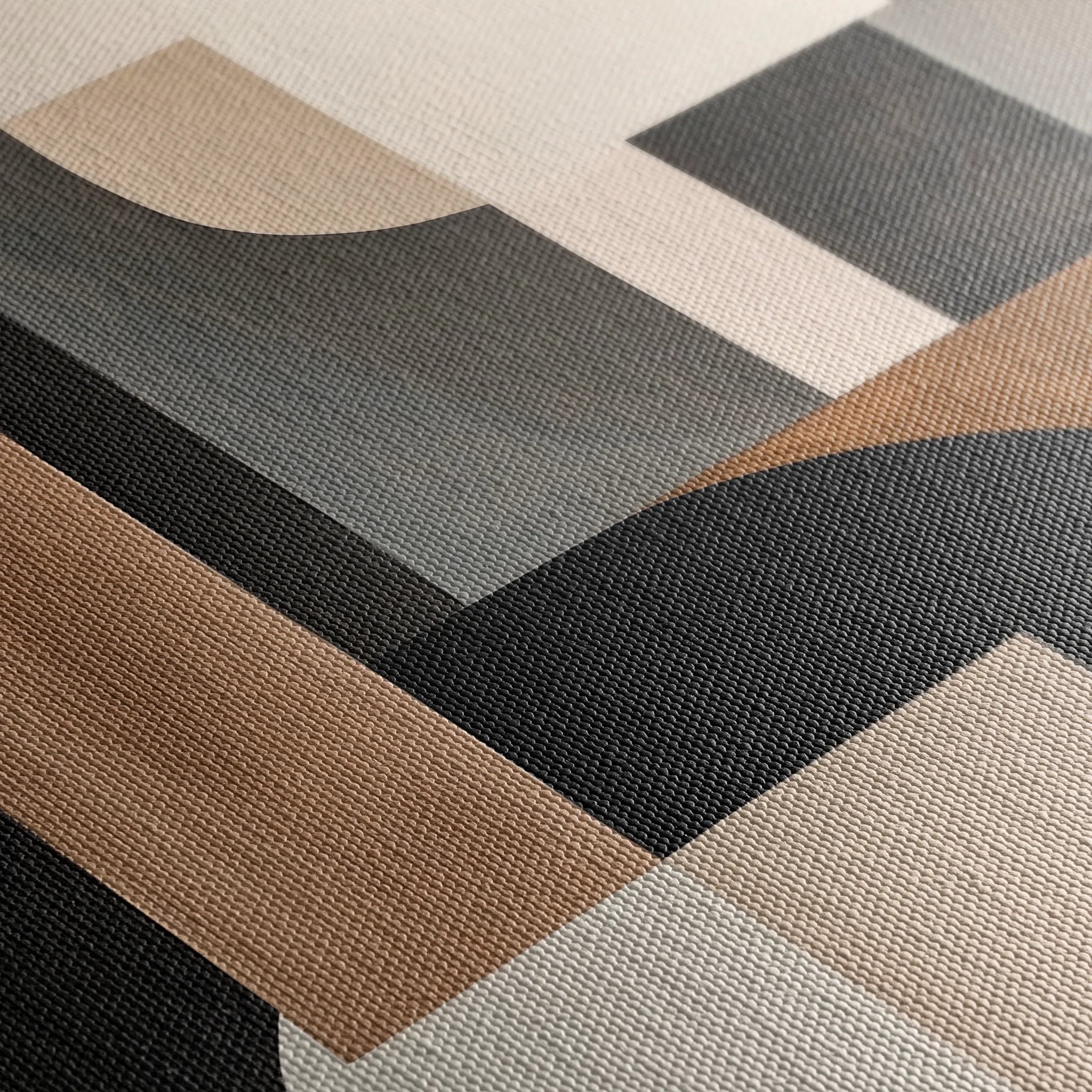 Abstract 568 Canvas Art 18" x 24" / 45 x 60 cm / Black