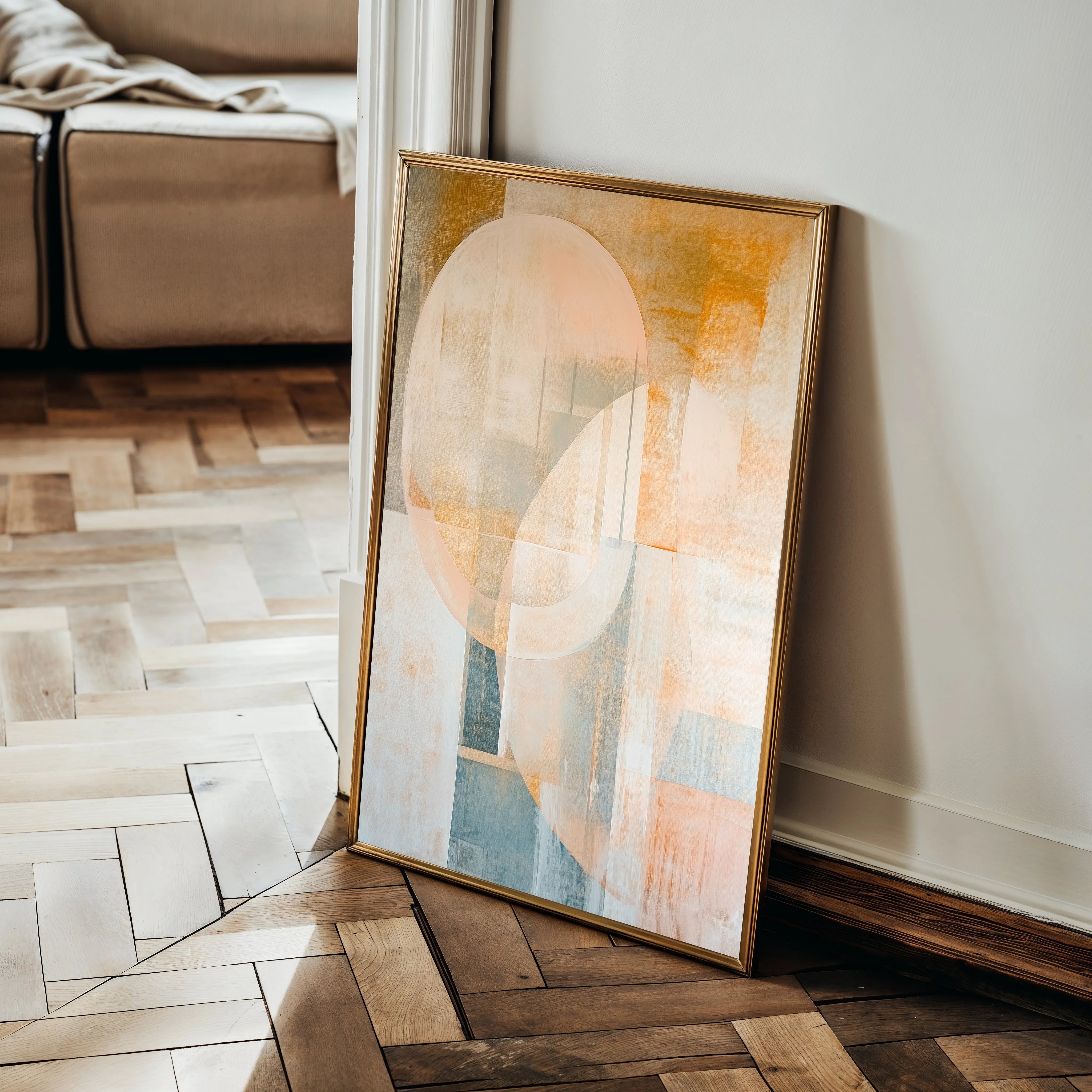 Abstract 574 Canvas Art 18" x 24" / 45 x 60 cm / Black
