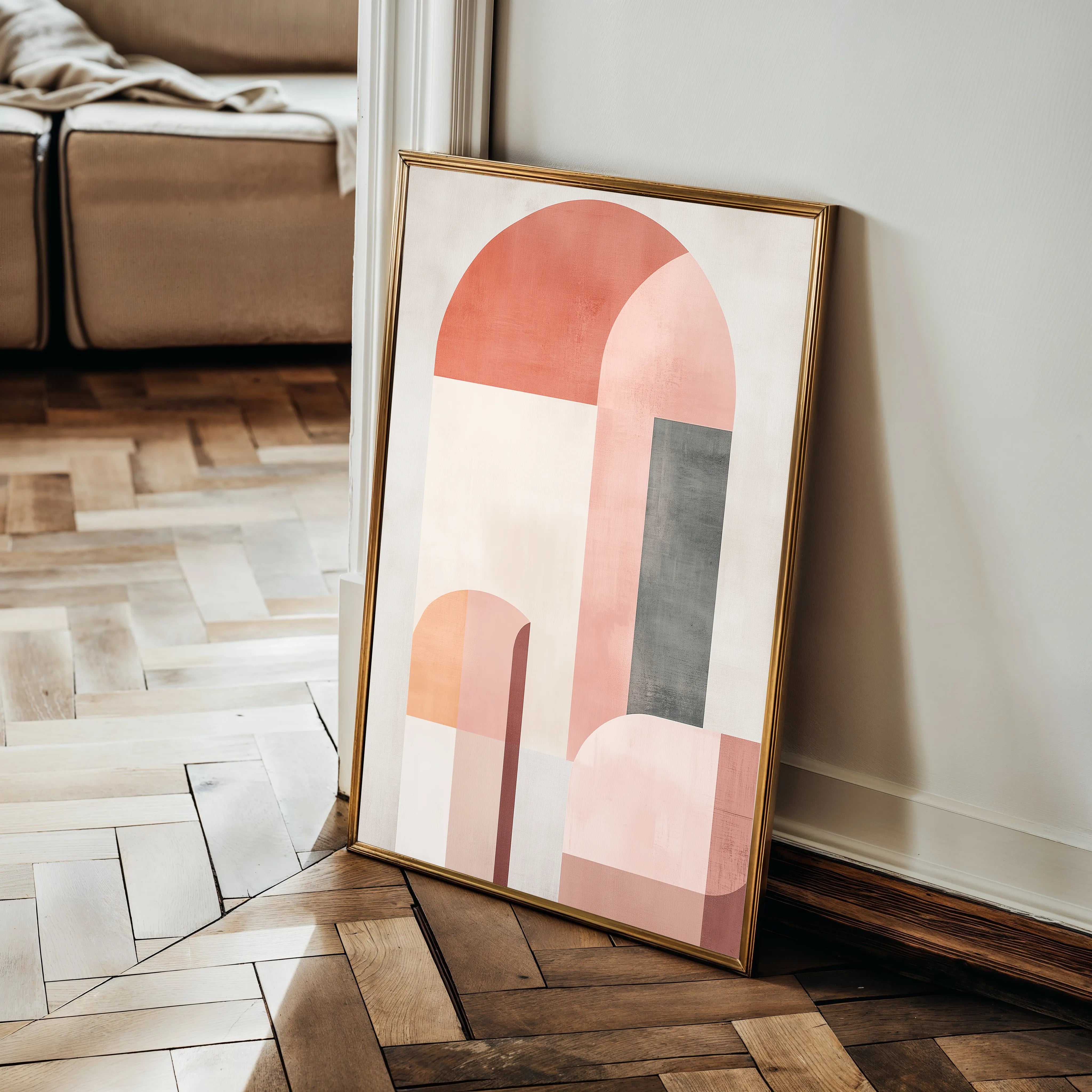 Abstract 579 Canvas Art 18" x 24" / 45 x 60 cm / Black