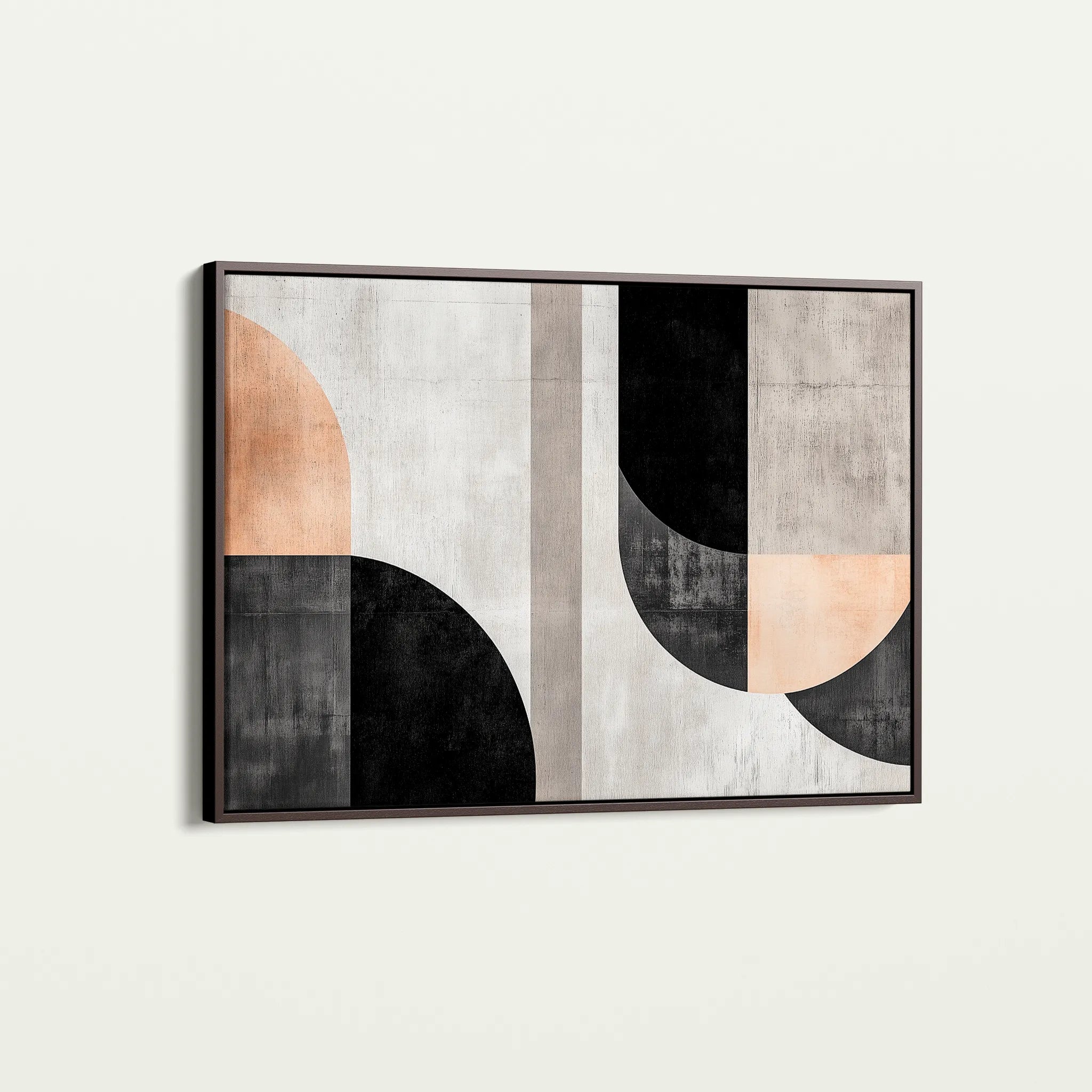 Abstract 584 Canvas Art 18" x 24" / 45 x 60 cm / Black