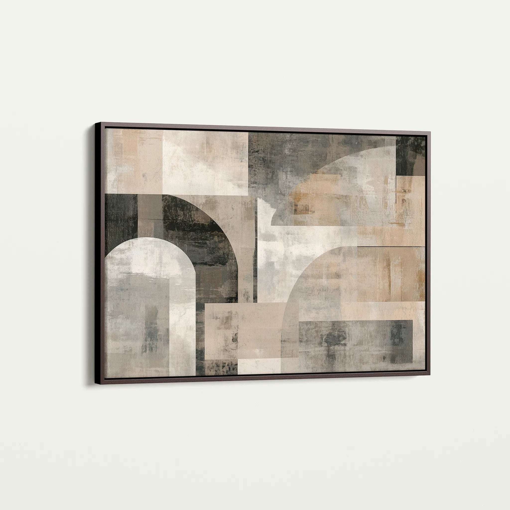 Abstract 588 Canvas Art 18" x 24" / 45 x 60 cm / Black