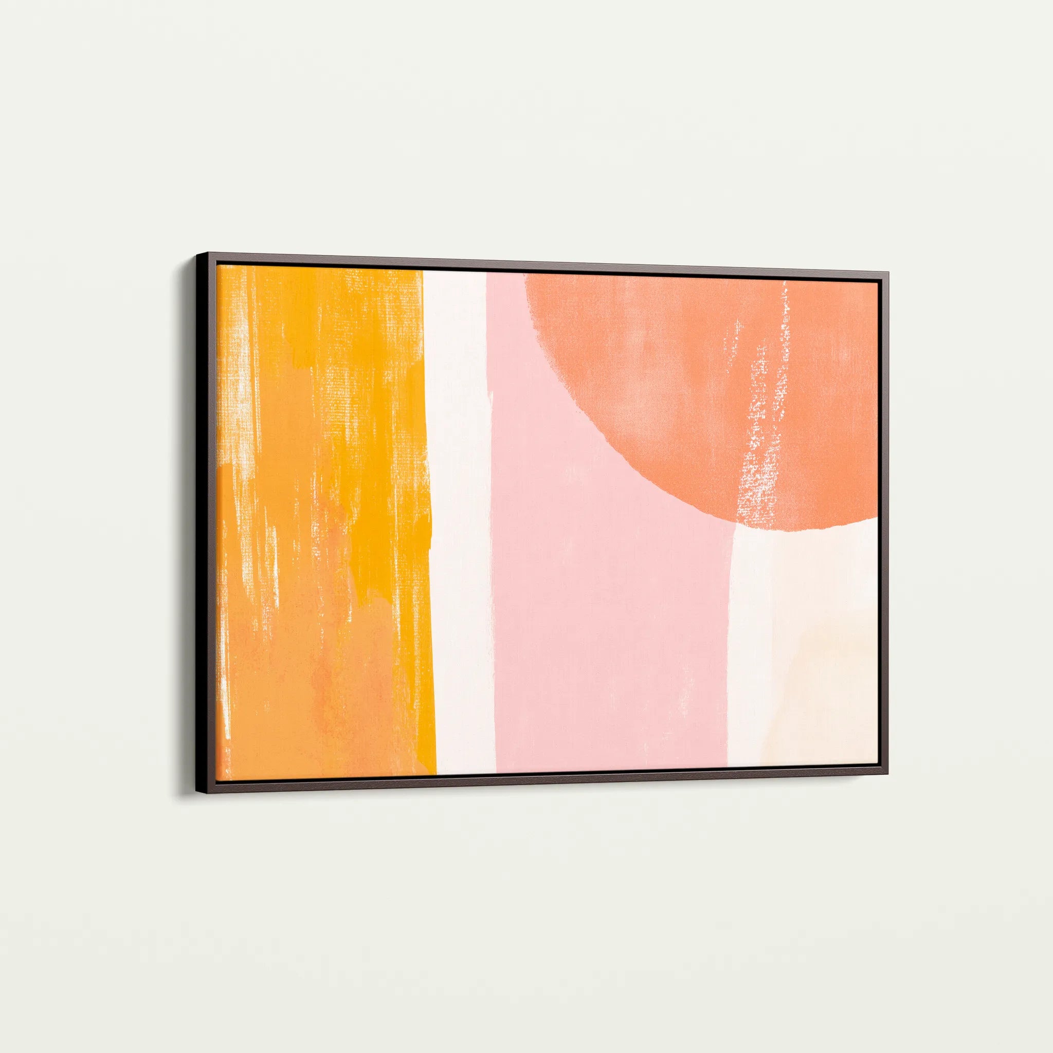 Abstract 589 Canvas Art 18" x 24" / 45 x 60 cm / Black