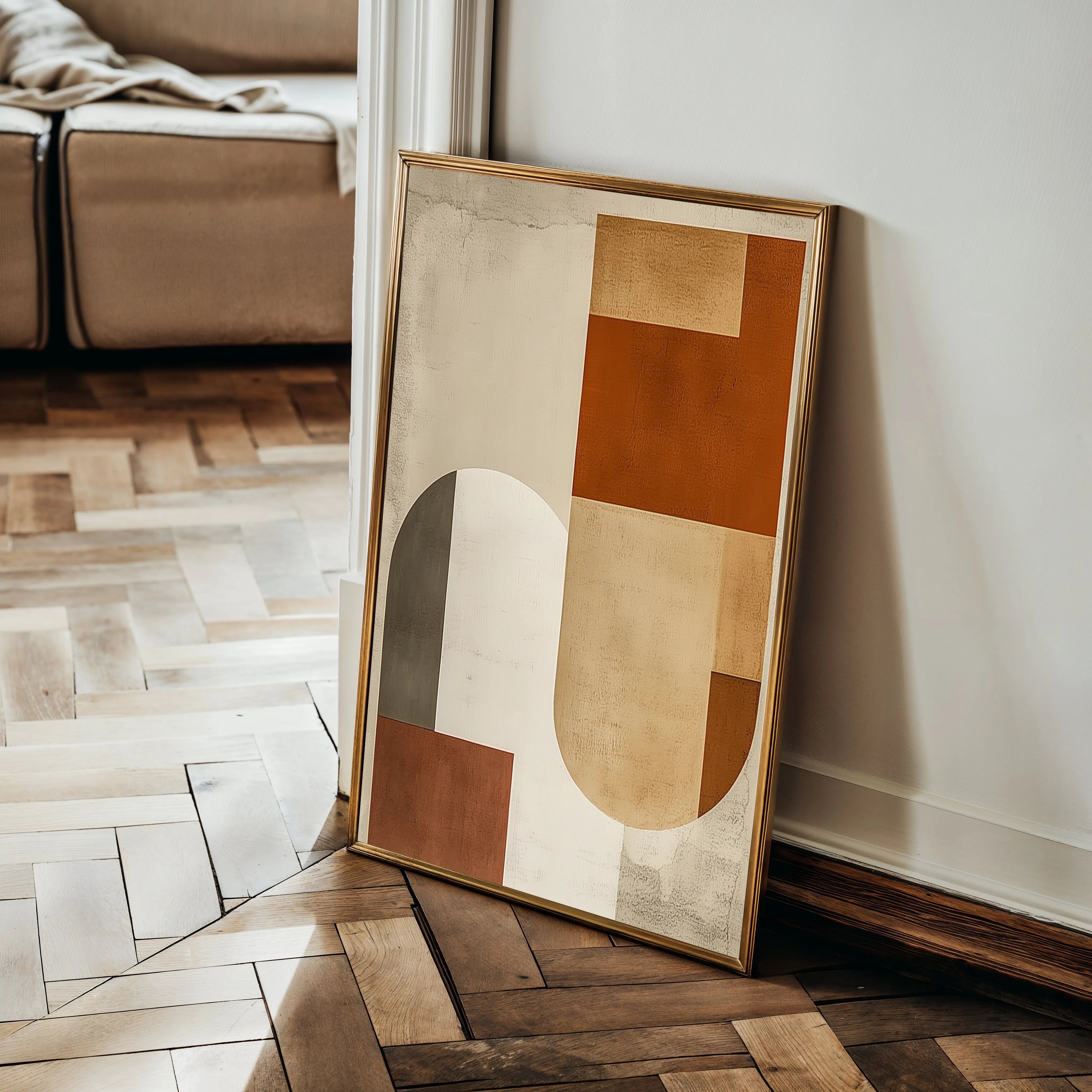 Abstract 593 Canvas Art 18" x 24" / 45 x 60 cm / Black