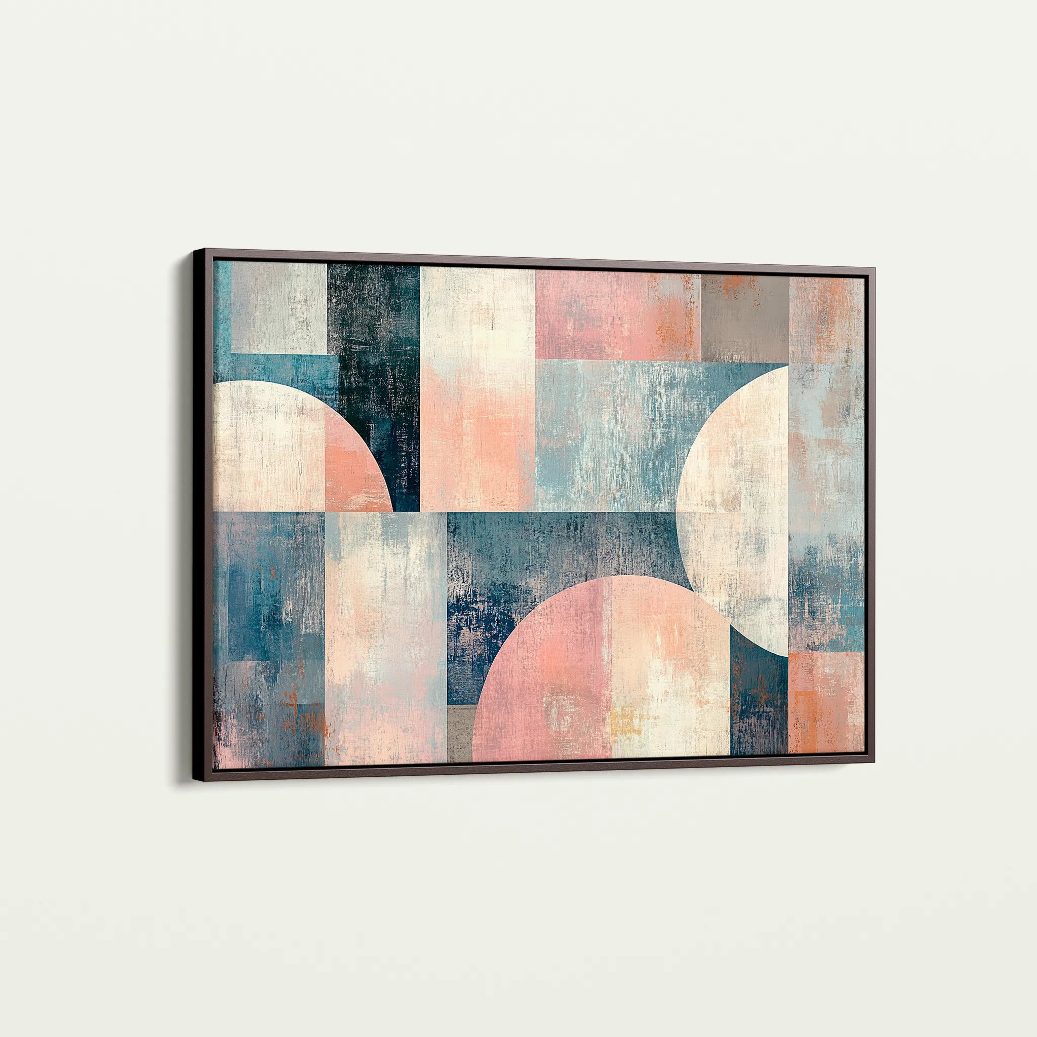 Abstract 595 Canvas Art 18" x 24" / 45 x 60 cm / Black