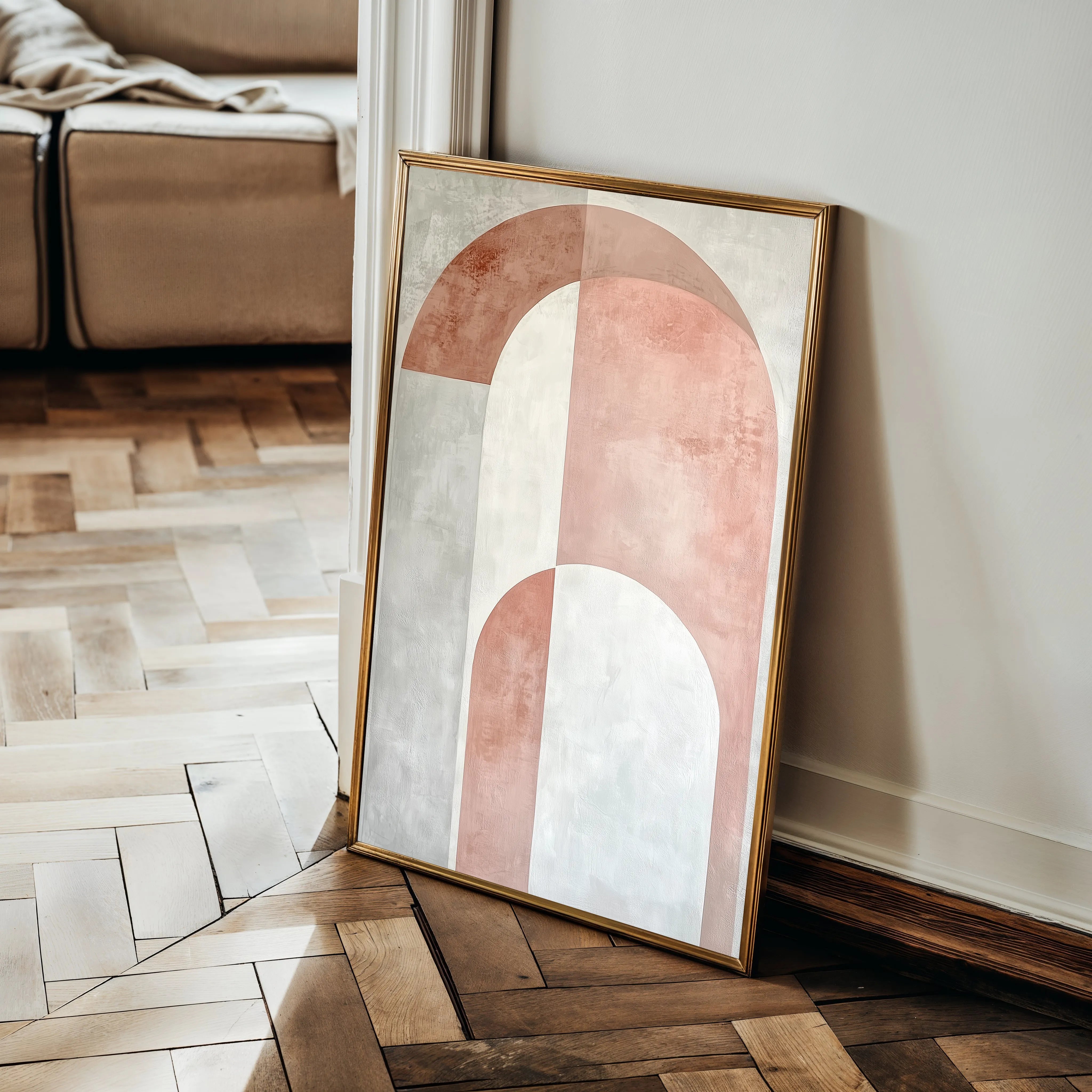 Abstract 596 Canvas Art 18" x 24" / 45 x 60 cm / Black