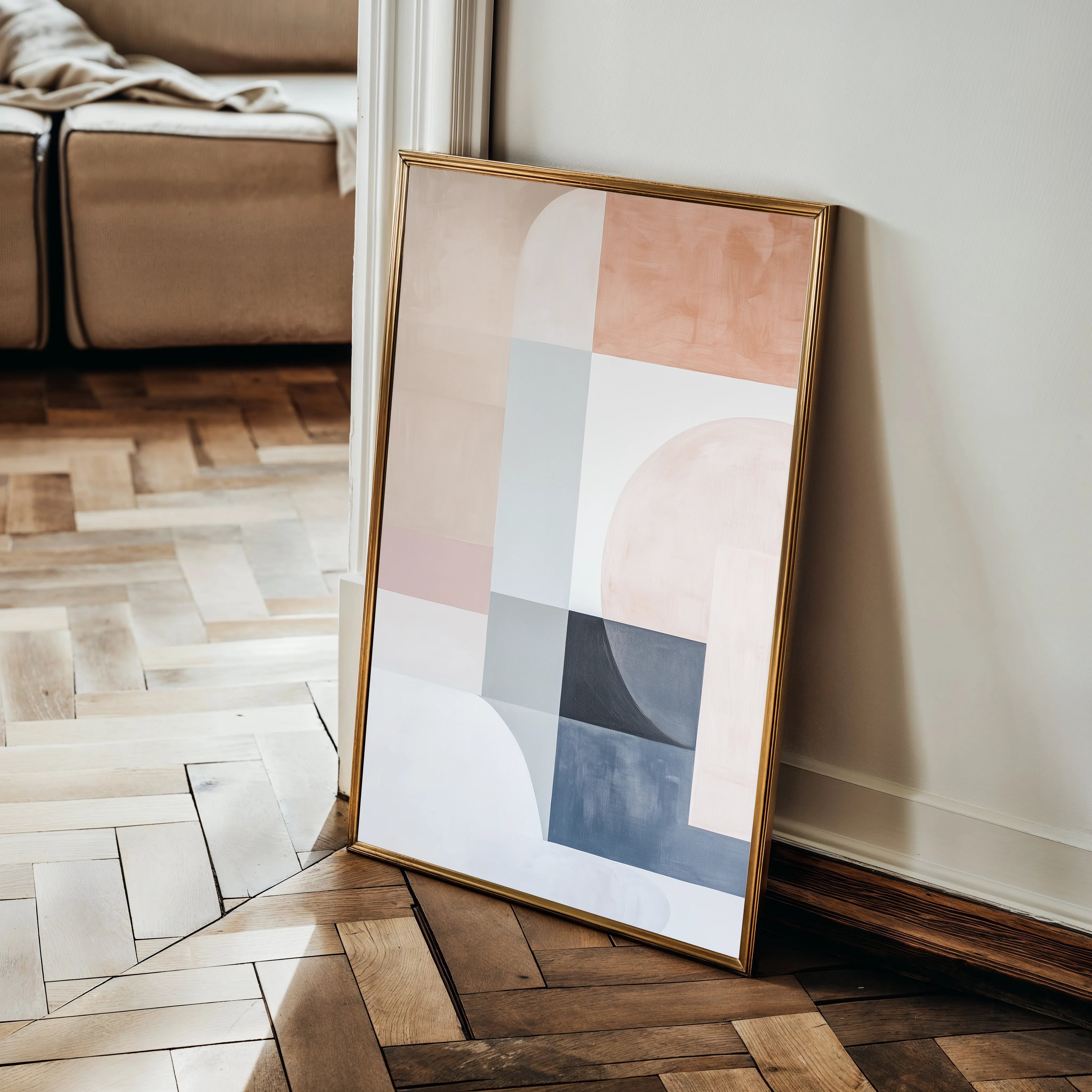 Abstract 602 Canvas Art 18" x 24" / 45 x 60 cm / Black