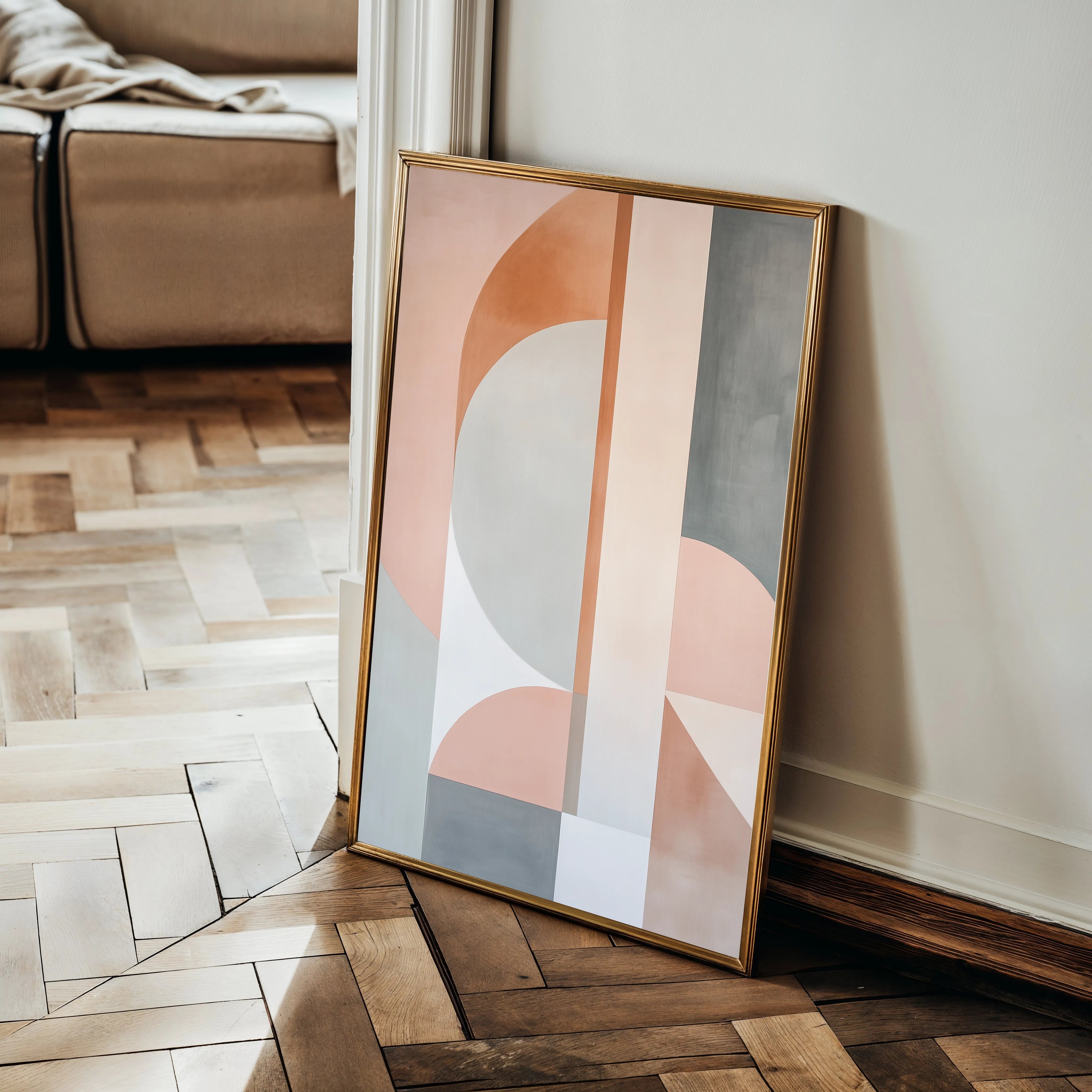 Abstract 606 Canvas Art 18" x 24" / 45 x 60 cm / Black