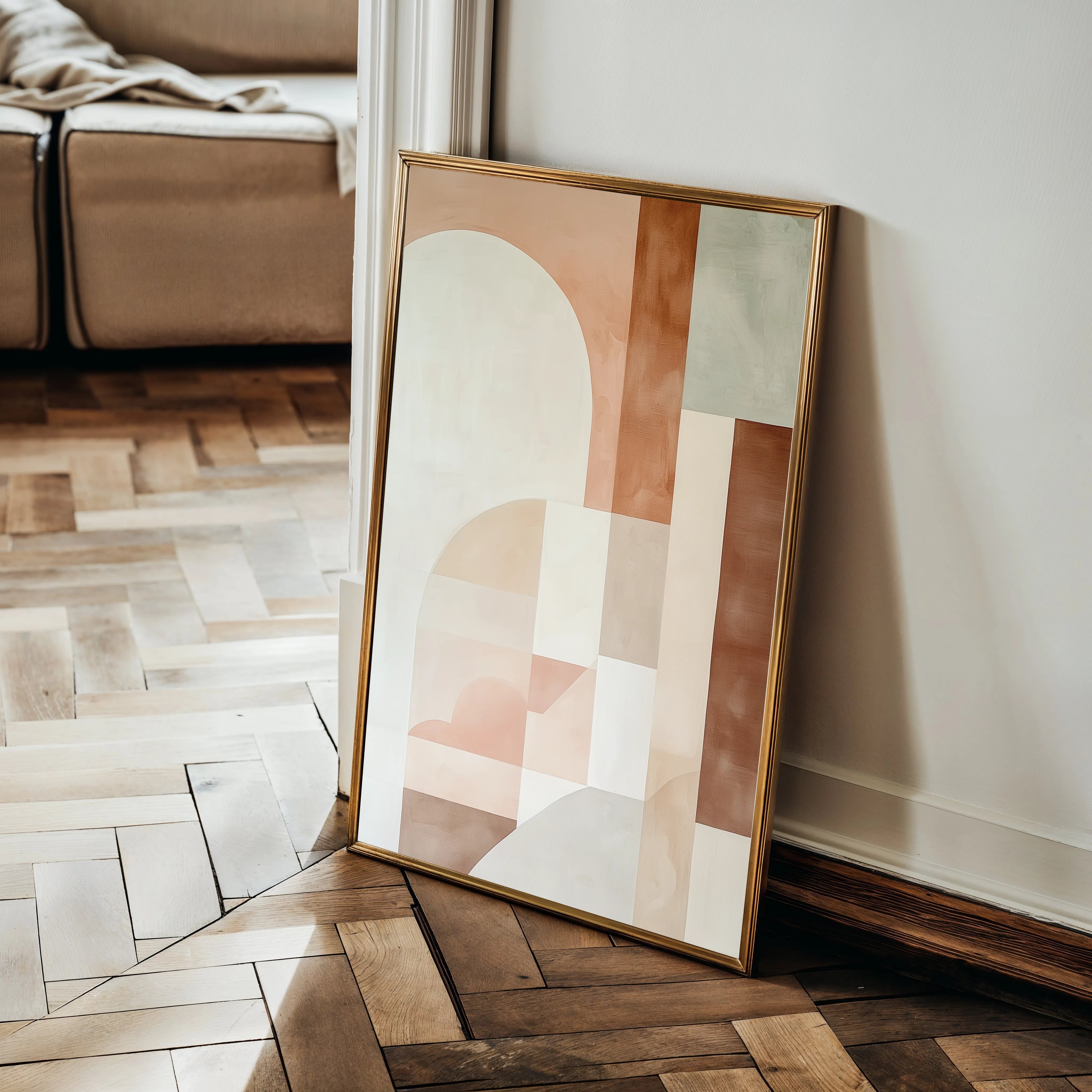 Abstract 608 Canvas Art 18" x 24" / 45 x 60 cm / Black