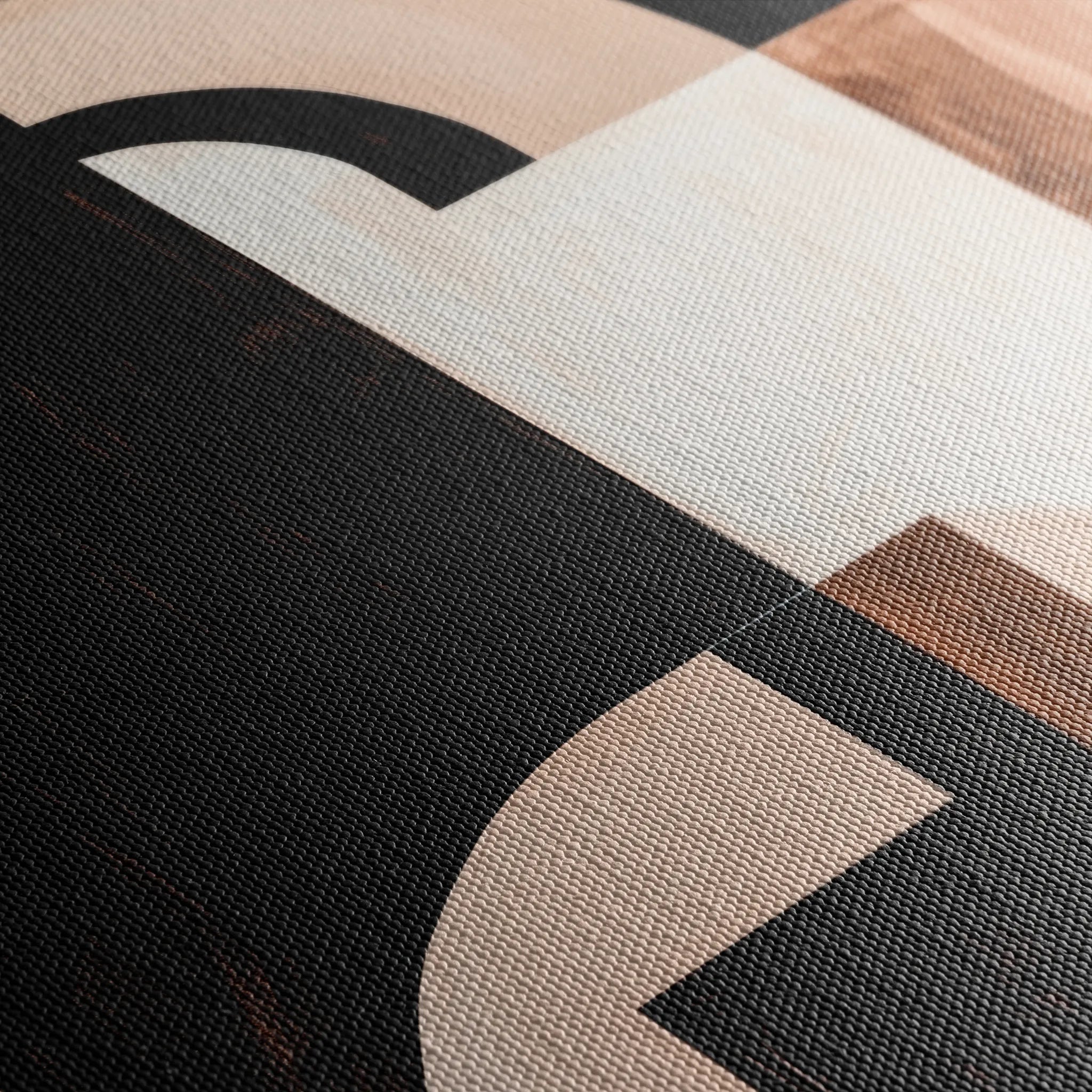 Abstract 611 Canvas Art 18" x 24" / 45 x 60 cm / Black