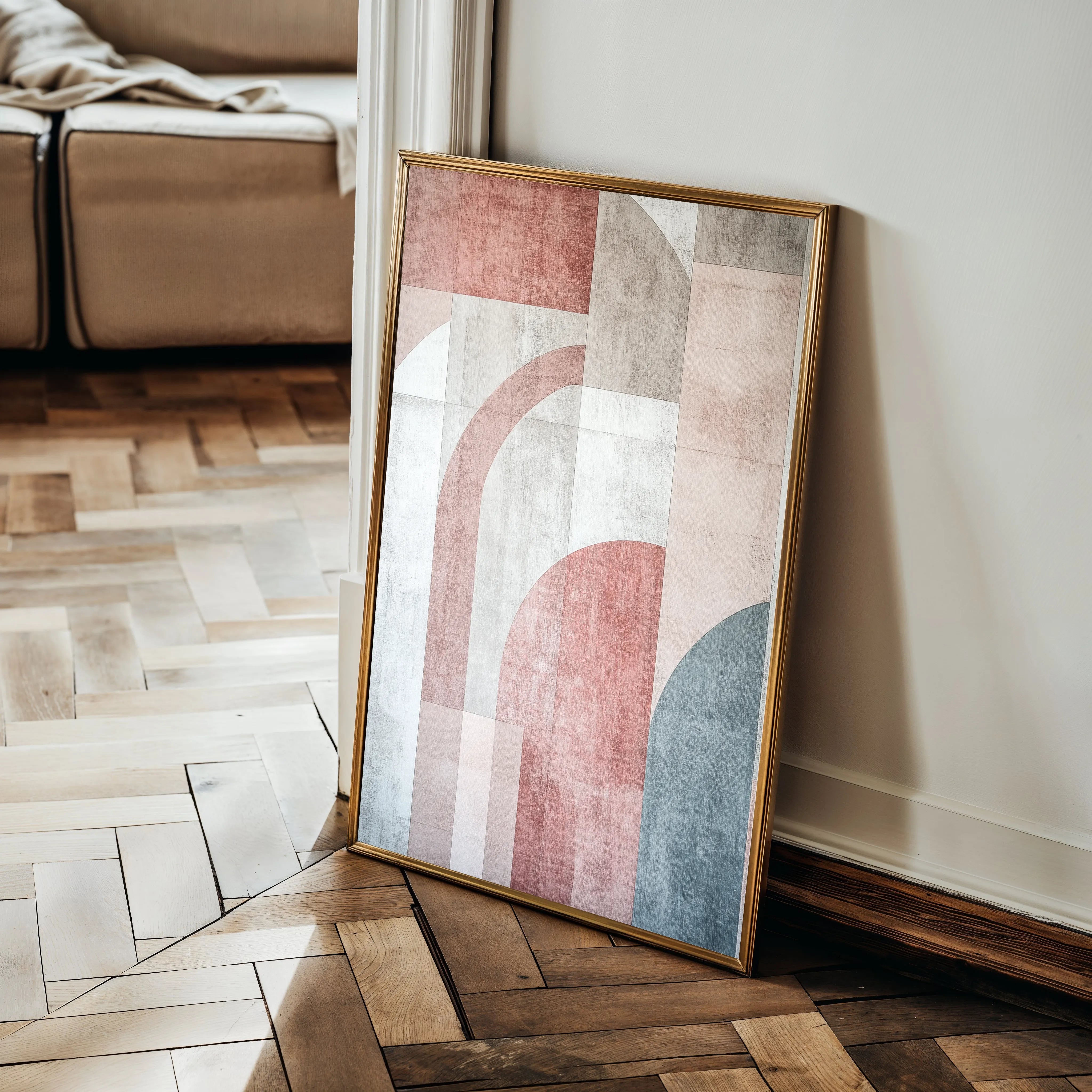 Abstract 623 Canvas Art 18" x 24" / 45 x 60 cm / Black