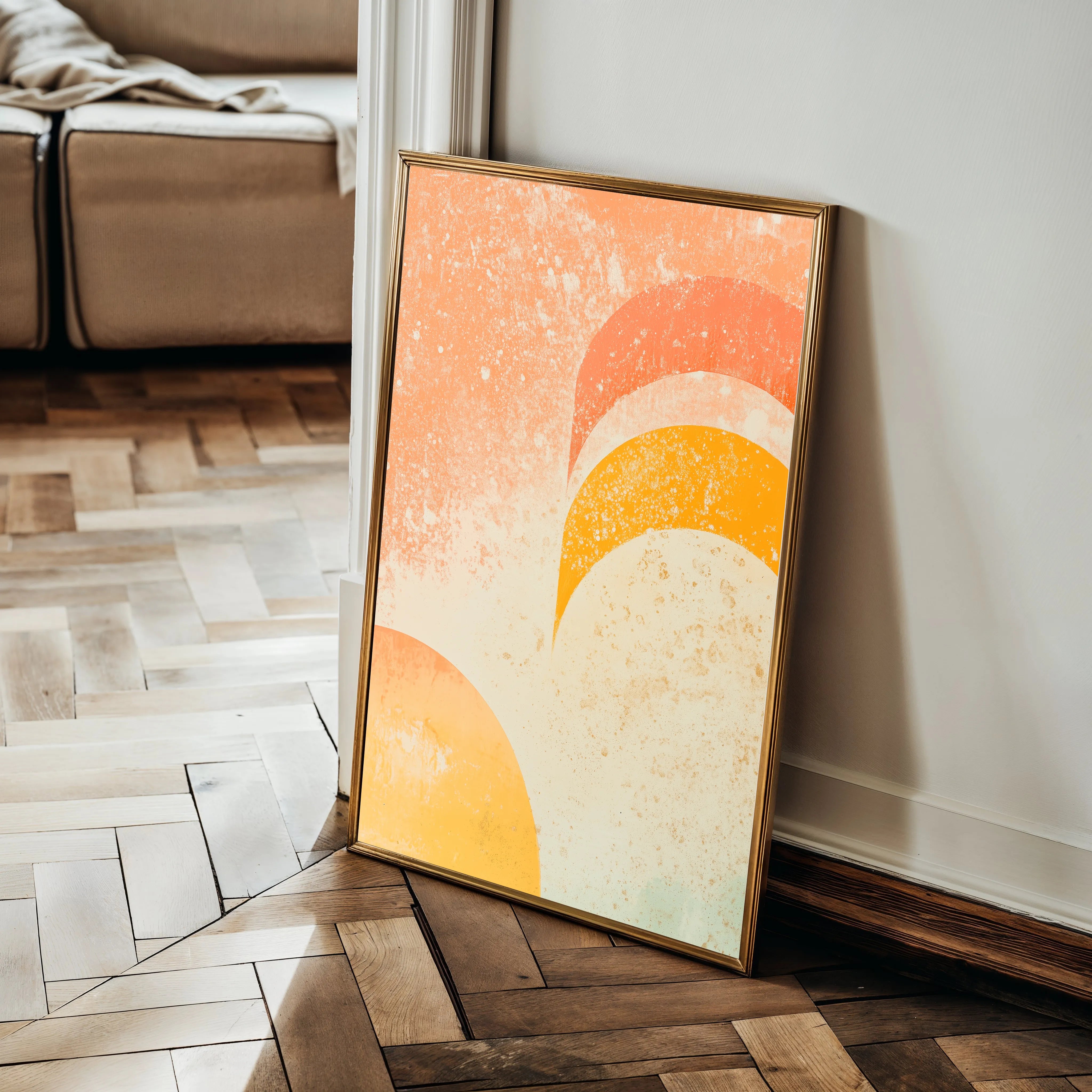 Abstract 628 Canvas Art 18" x 24" / 45 x 60 cm / Black