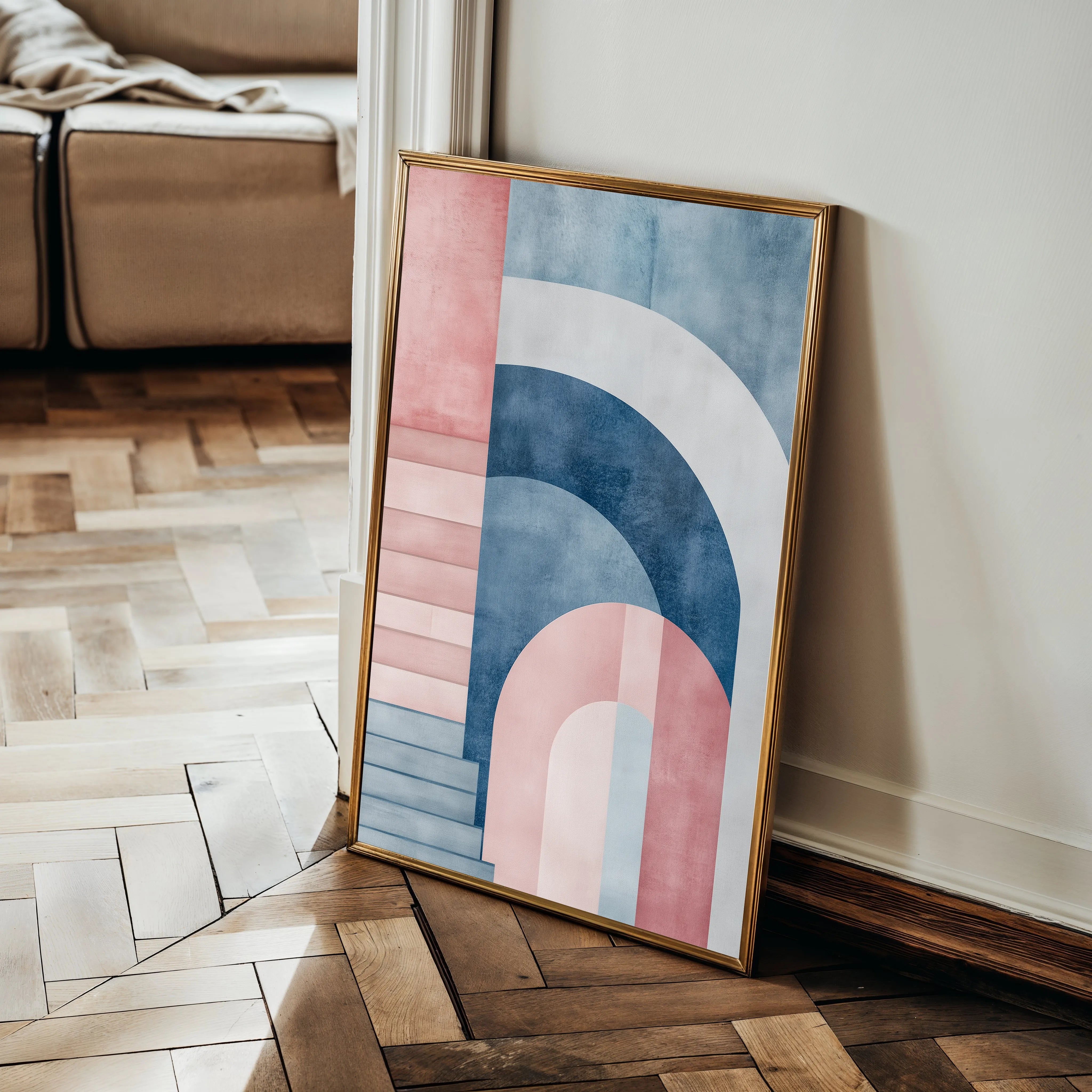 Abstract 634 Canvas Art 18" x 24" / 45 x 60 cm / Black