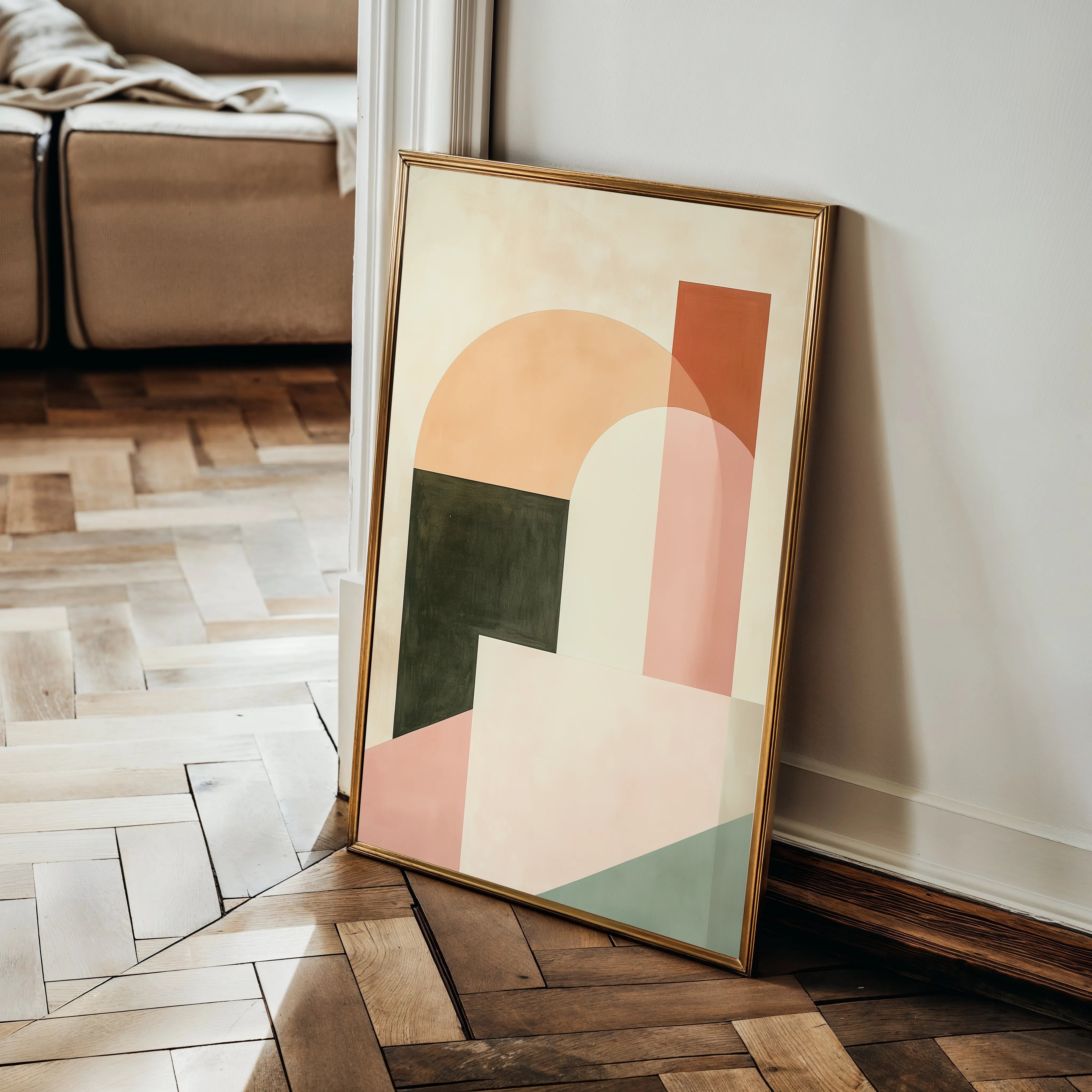 Abstract 636 Canvas Art 18" x 24" / 45 x 60 cm / Black