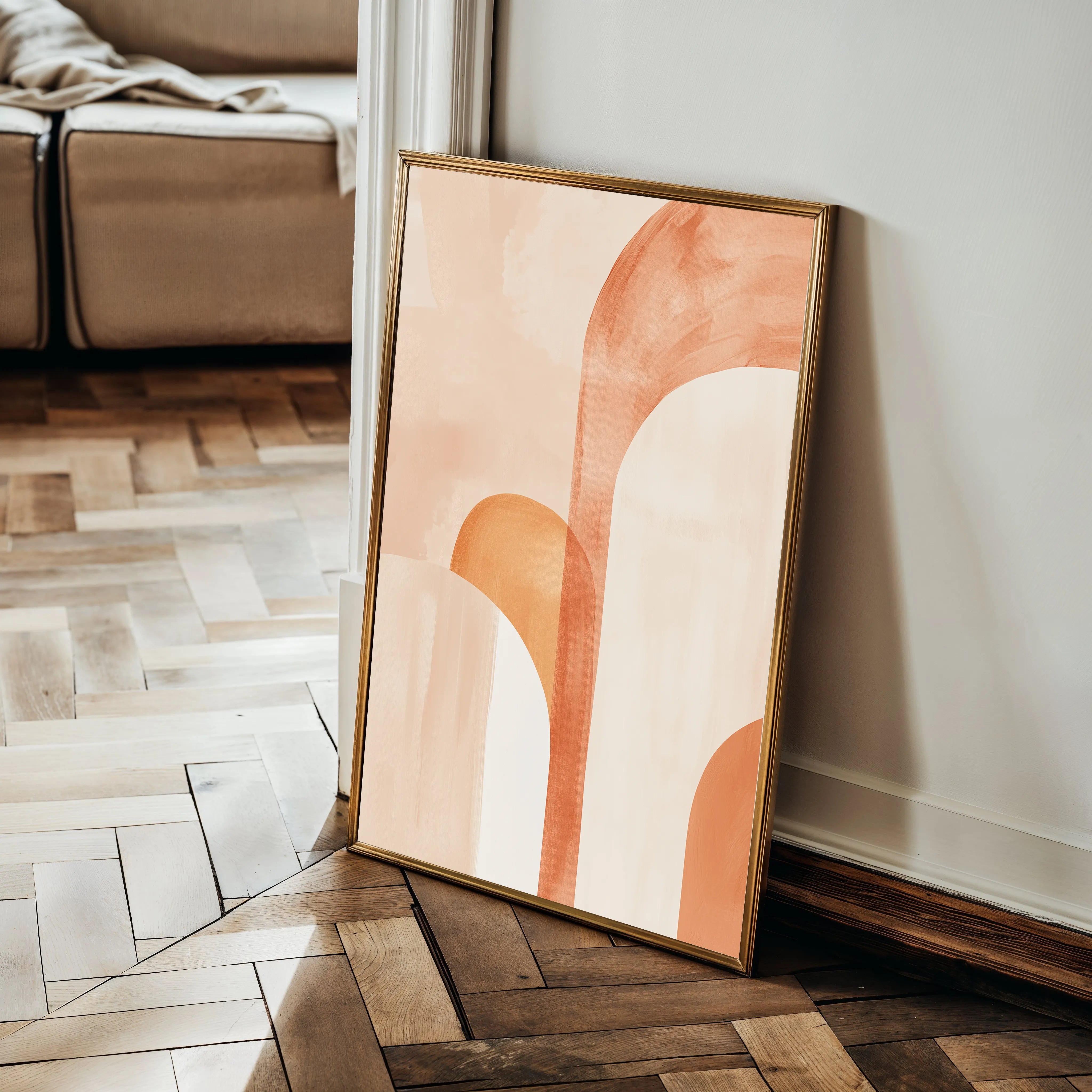 Abstract 637 Canvas Art 18" x 24" / 45 x 60 cm / Black
